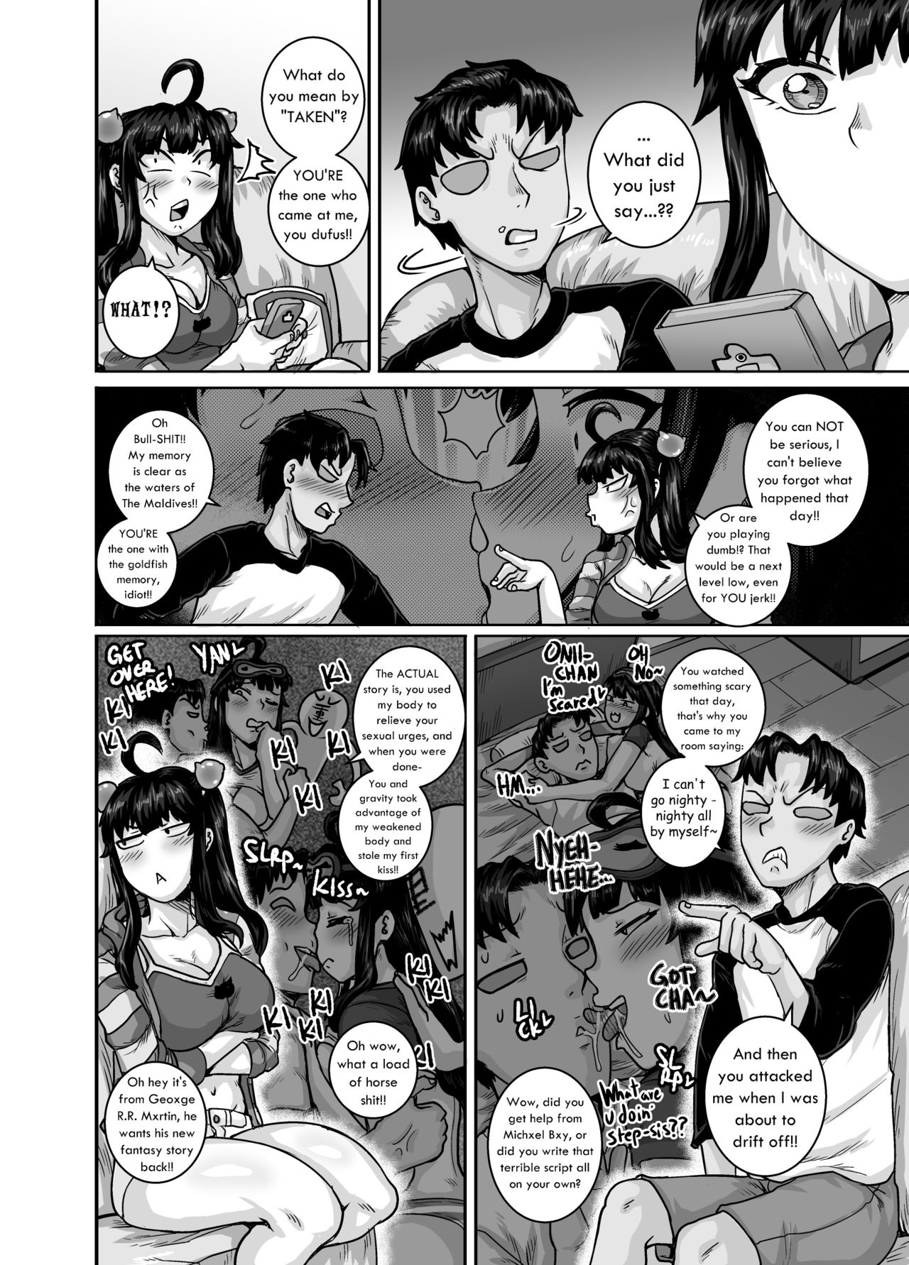 Annoying (Step) Sister Needs to be Scolded!! Two~ page 54