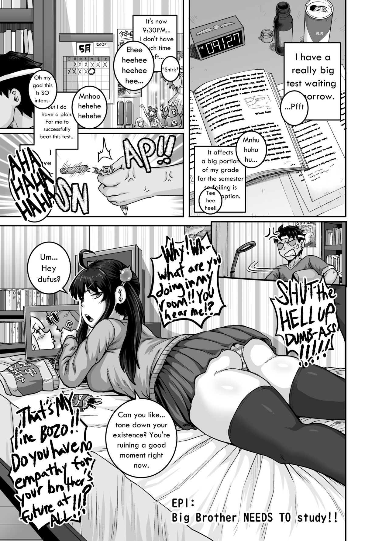 Annoying (Step) Sister Needs to be Scolded!! page 13