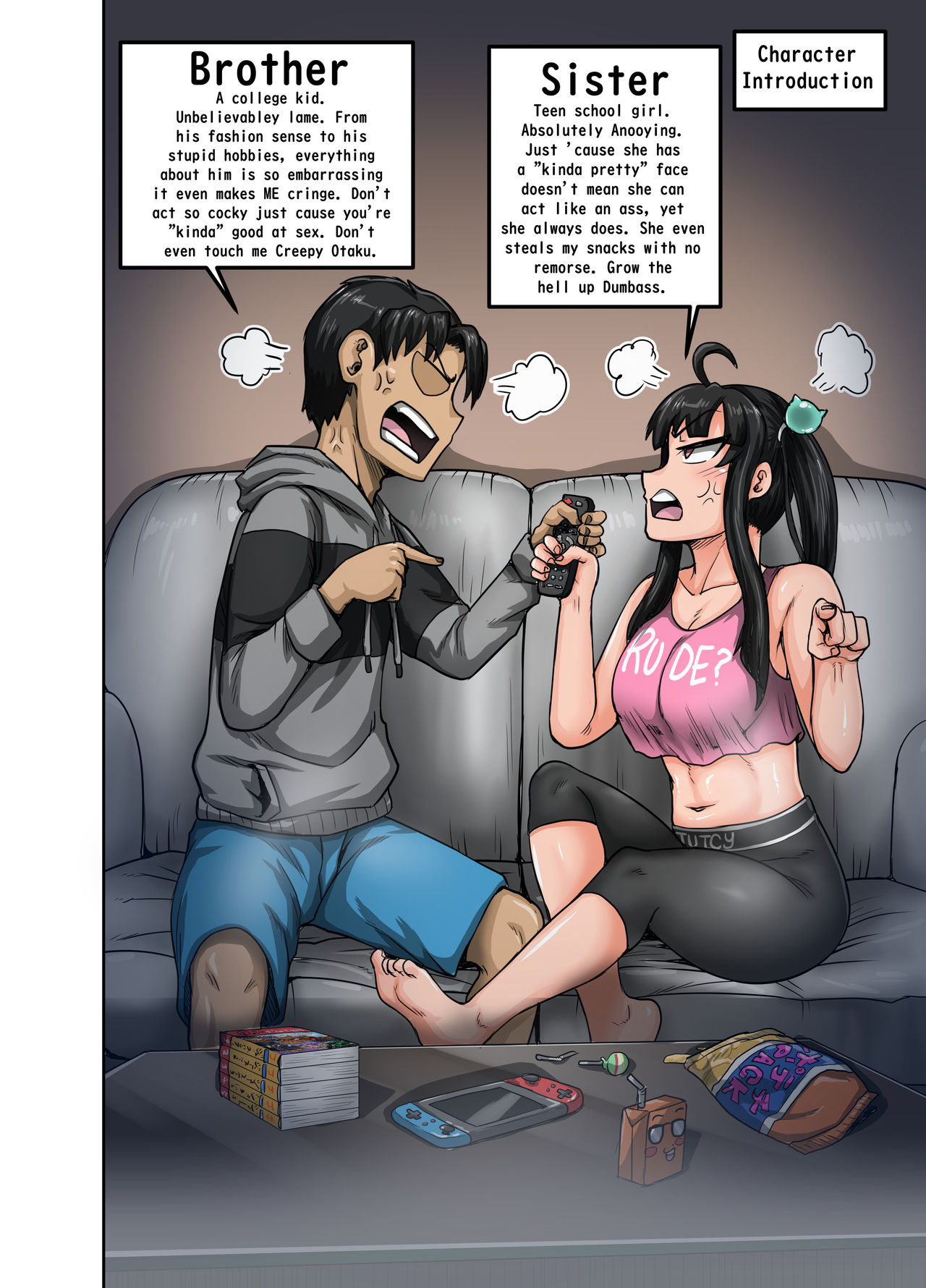 Annoying (Step) Sister Needs to be Scolded!! page 2