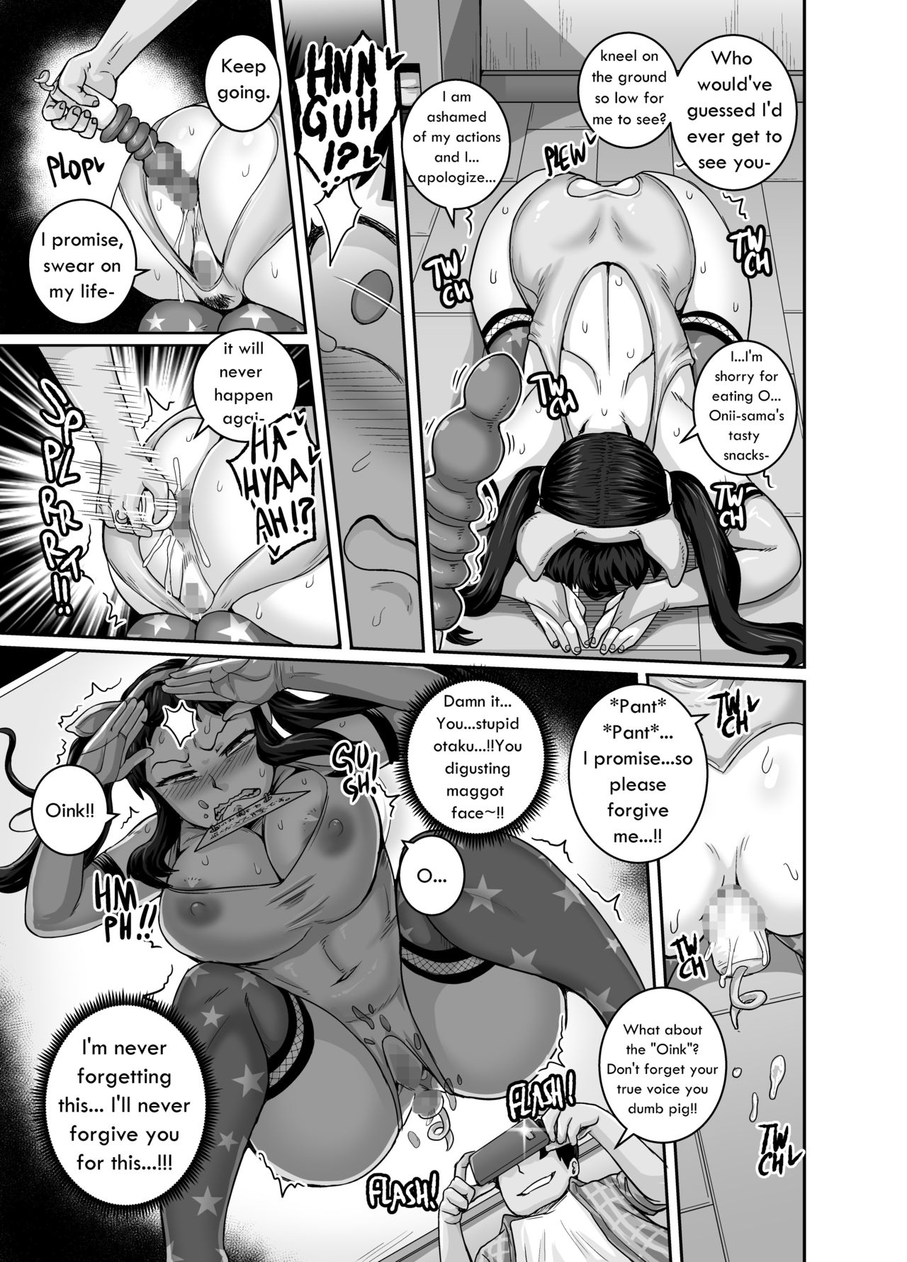 Annoying (Step) Sister Needs to be Scolded!! page 37