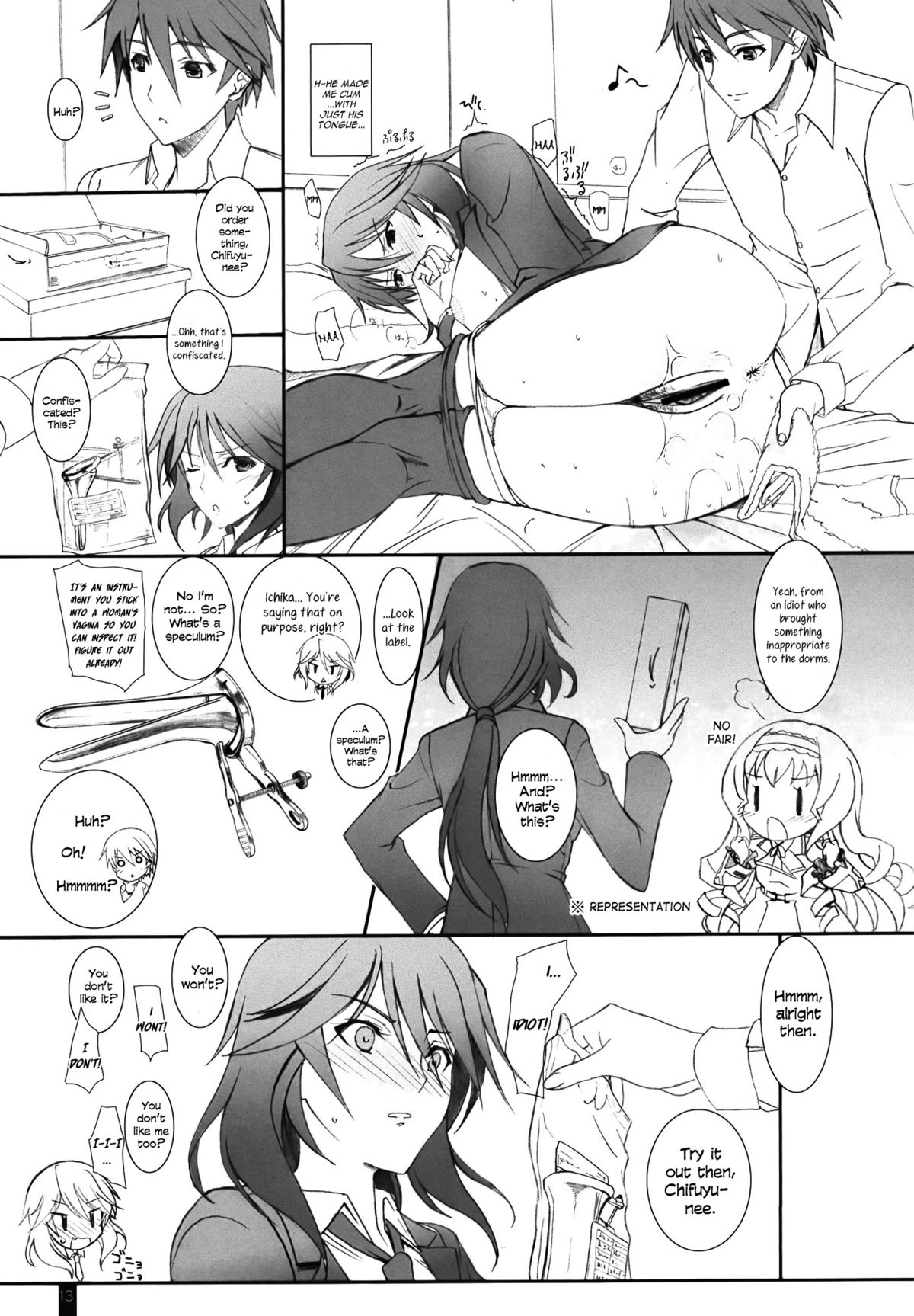 Ano Chifuyu-nee no Hazukashigaru Kao ga Mitai! (Infinite Stratos) [English] =TV= page 12