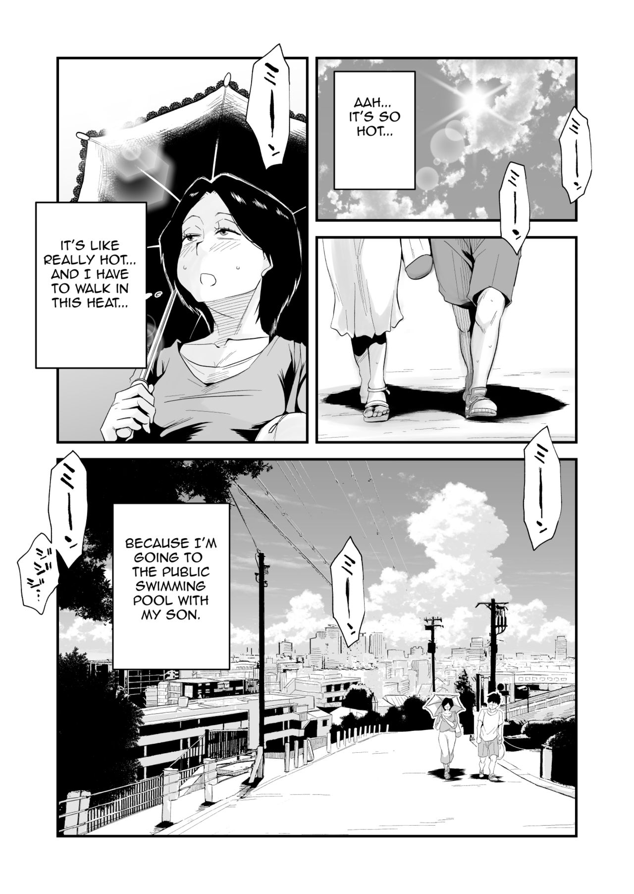 Ano! Okaa-san no Shousai ~Shimin Pool Hen~|Oh! Mother's Particulars ~Public Swimming Pool~ page 3