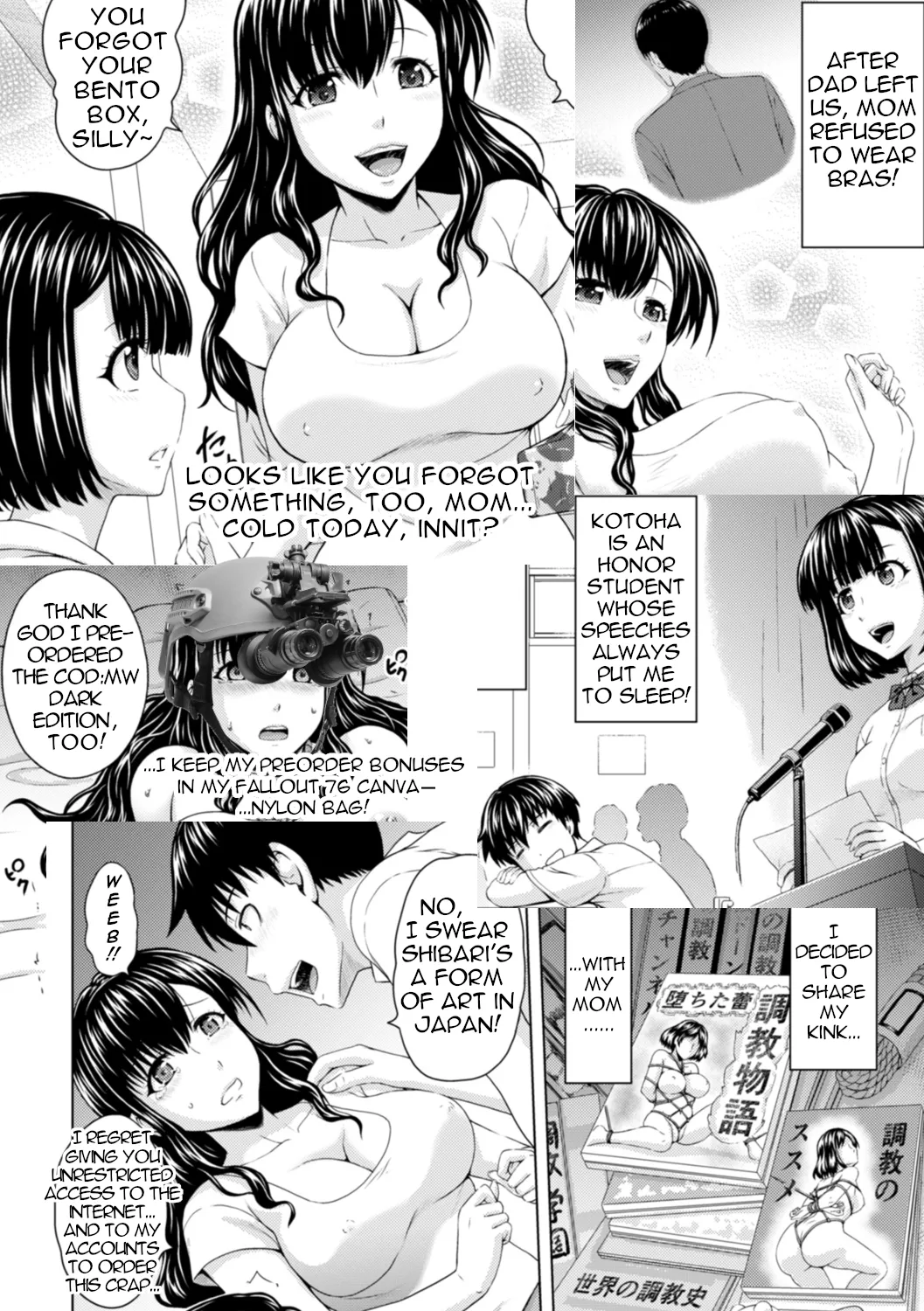 Another Good Day to Train my Mother and Little Sister Ch. 1 page 22