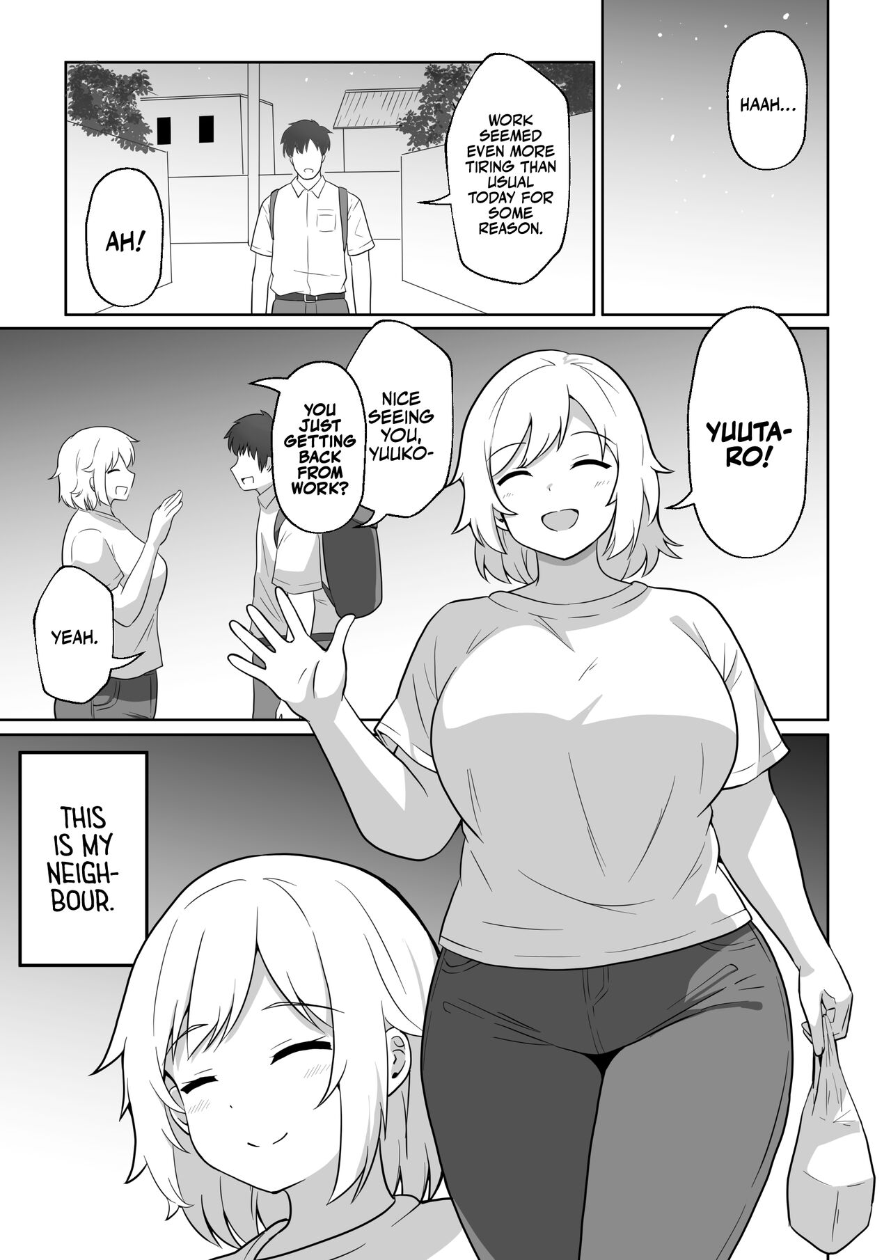 Apart no  Otonari-san  ga Yarasete Kureru  Hanashi My Nextdoor Neighbor Let Me Fuck Her page 2