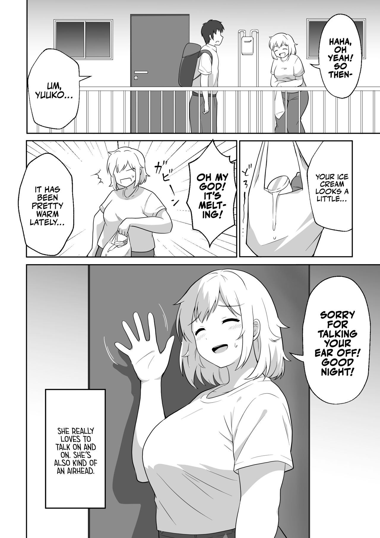 Apart no  Otonari-san  ga Yarasete Kureru  Hanashi My Nextdoor Neighbor Let Me Fuck Her page 3