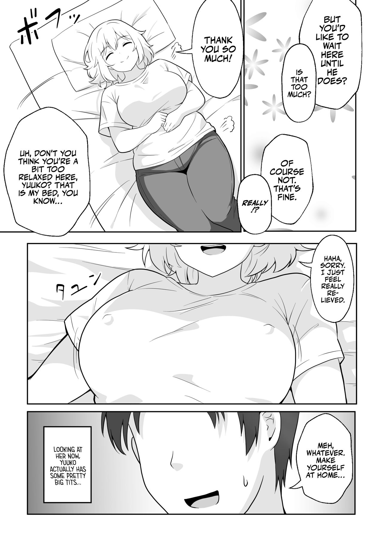 Apart no  Otonari-san  ga Yarasete Kureru  Hanashi My Nextdoor Neighbor Let Me Fuck Her page 6