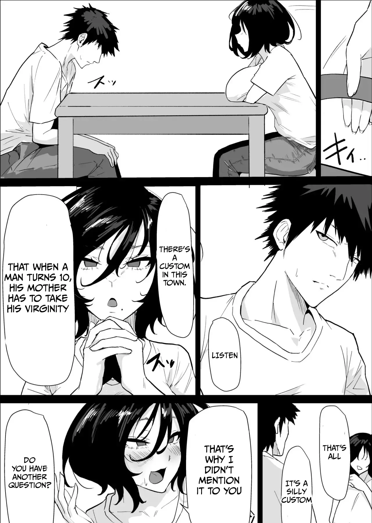 Are you sure you want to do it with me? page 13