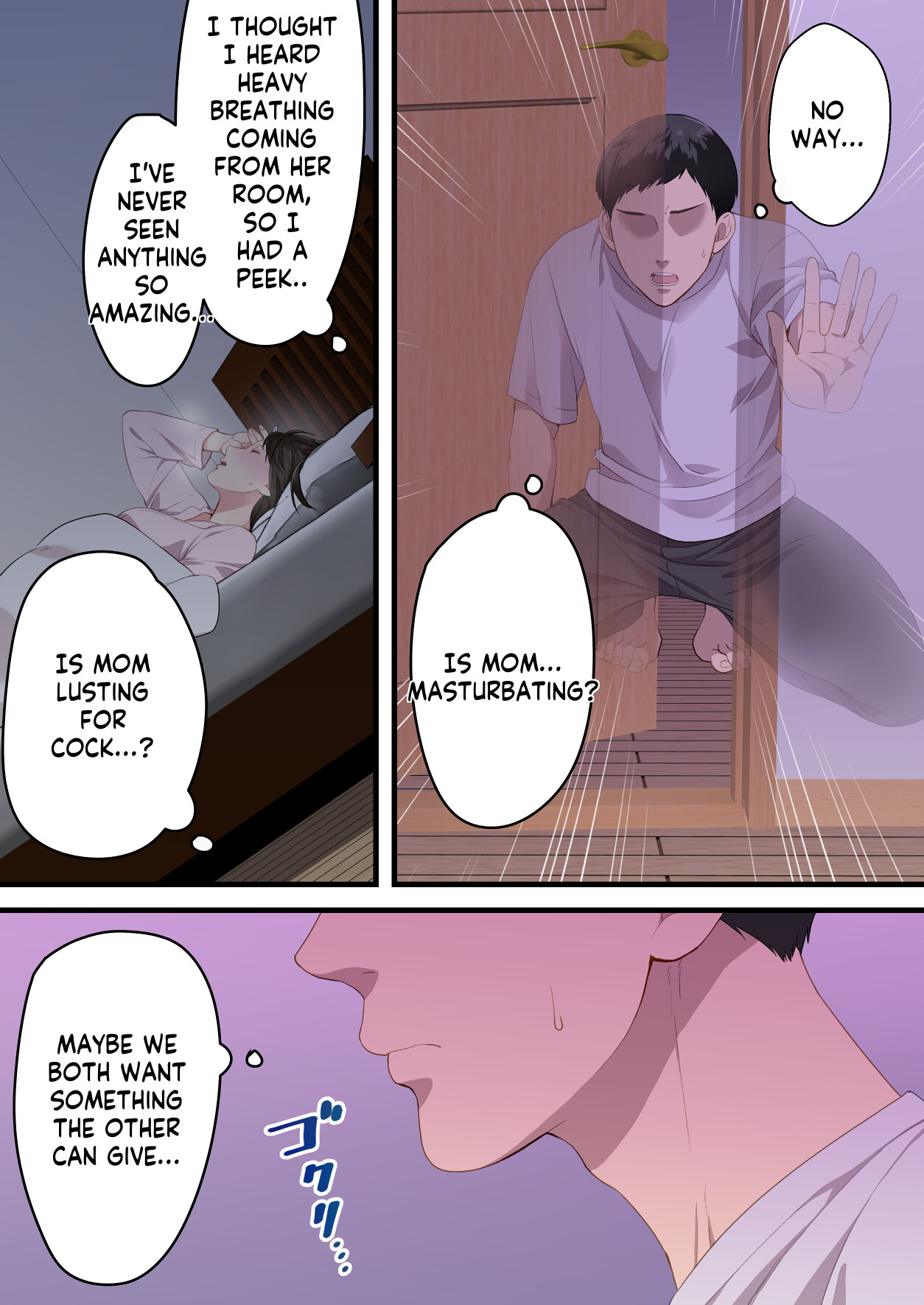 Arguing mother and son who became a loving couple page 10