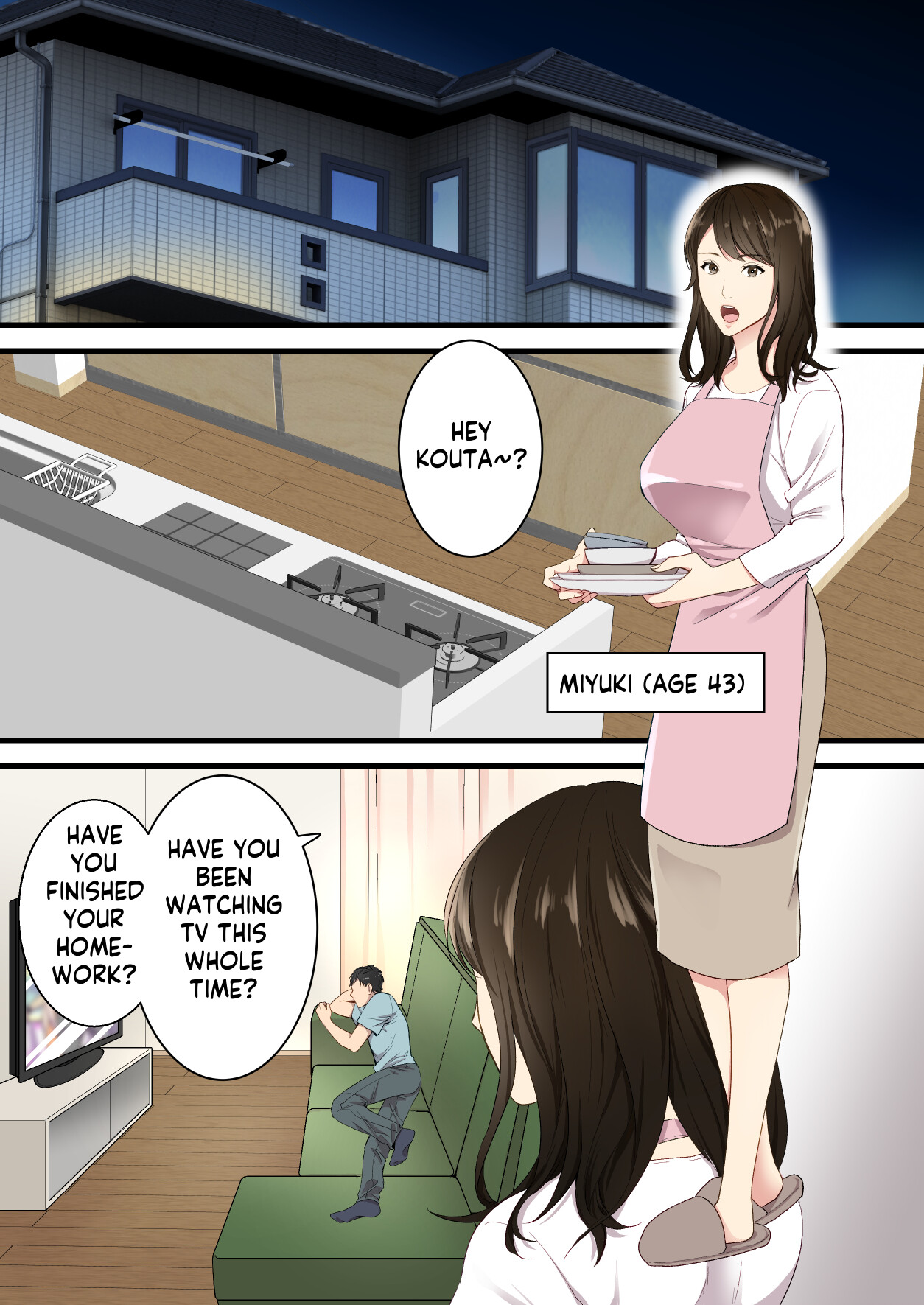 Arguing mother and son who became a loving couple page 2