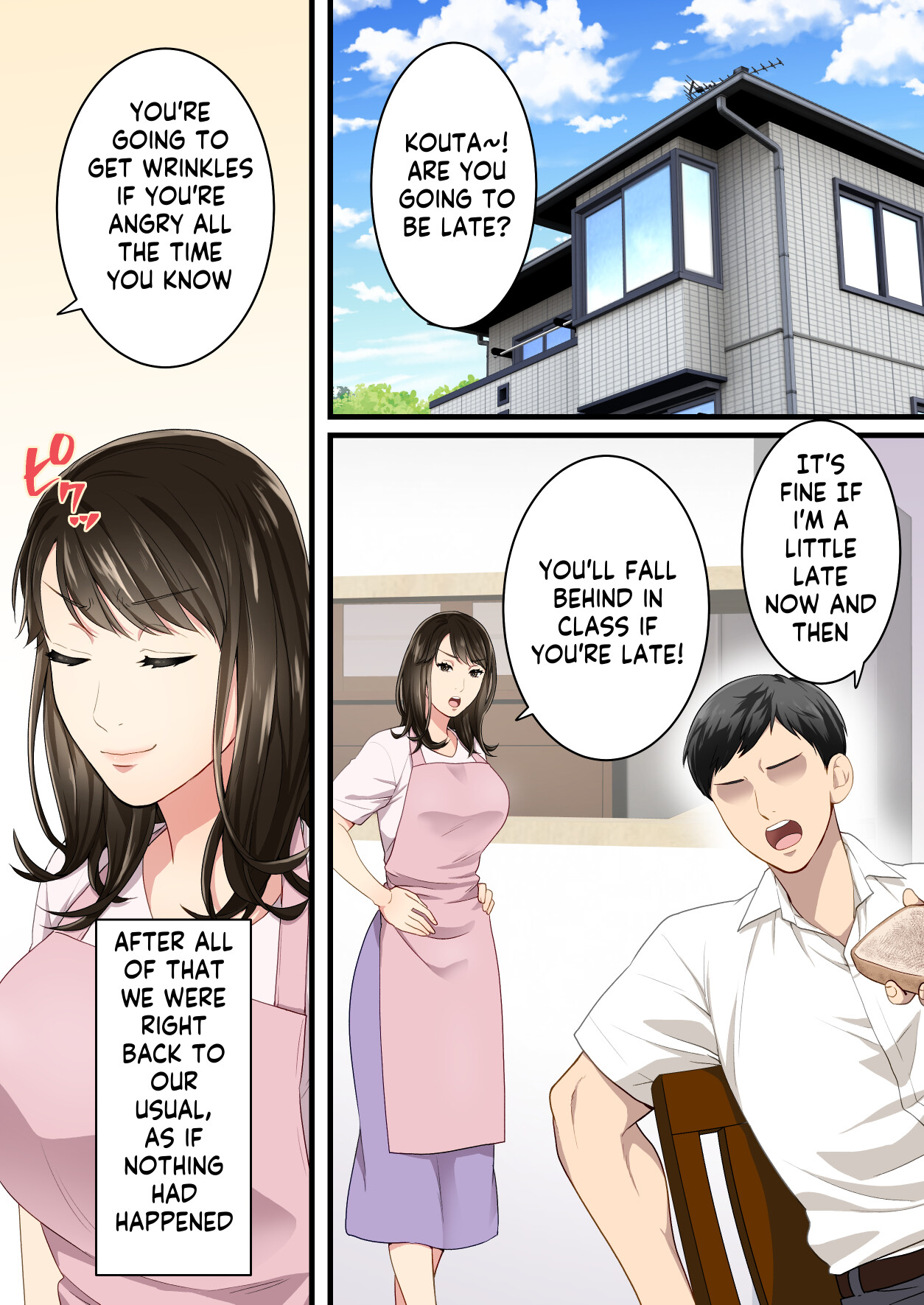 Arguing mother and son who became a loving couple page 39