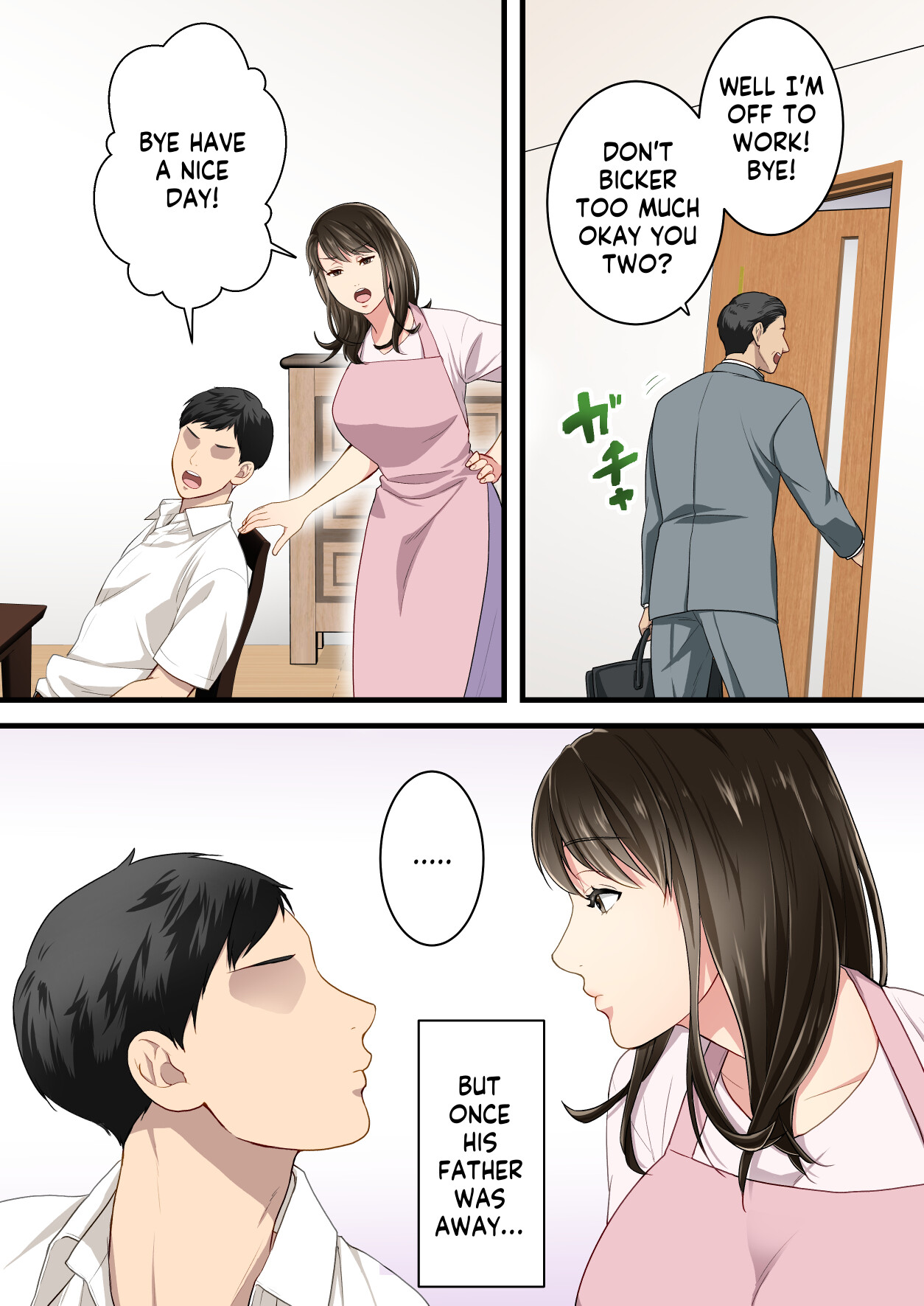 Arguing mother and son who became a loving couple page 40