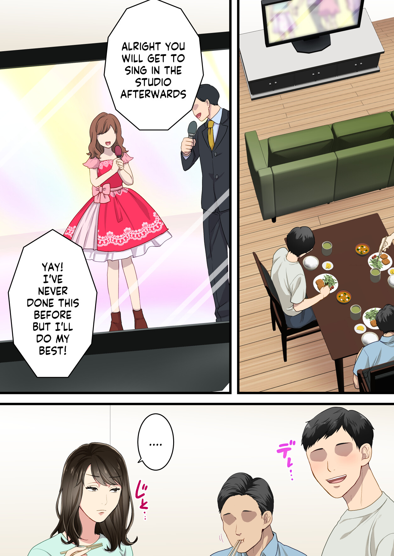 Arguing mother and son who became a loving couple page 44