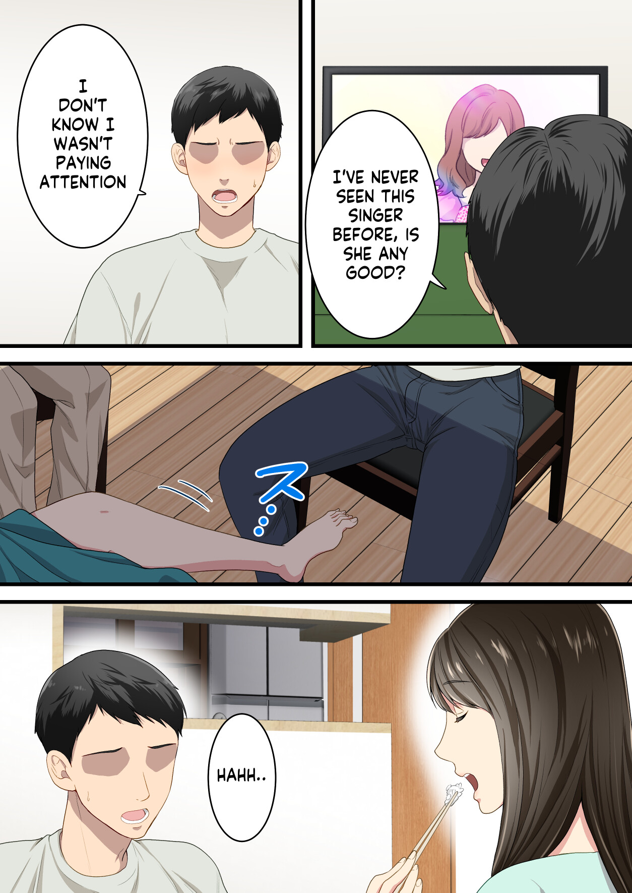 Arguing mother and son who became a loving couple page 47