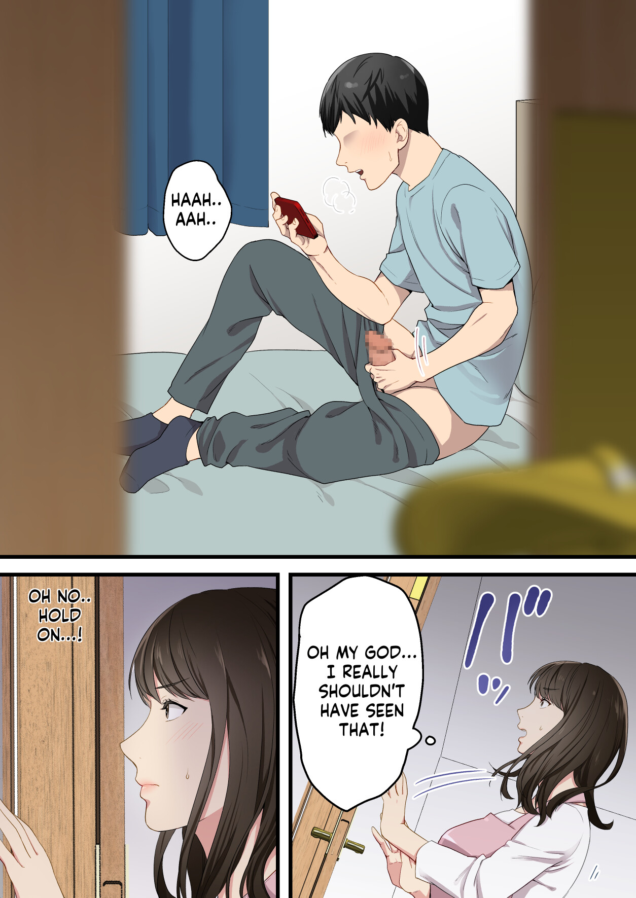 Arguing mother and son who became a loving couple page 5