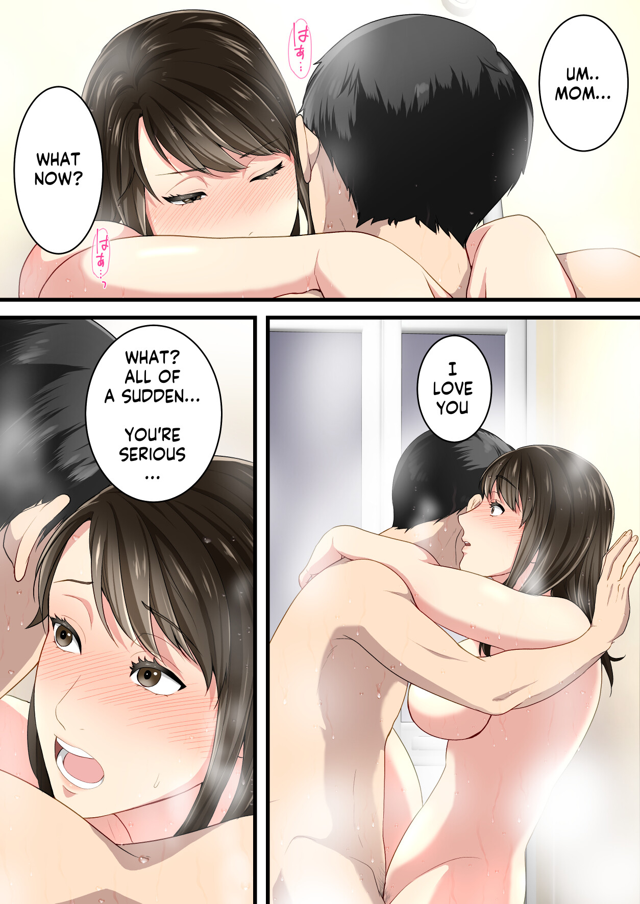 Arguing mother and son who became a loving couple page 61