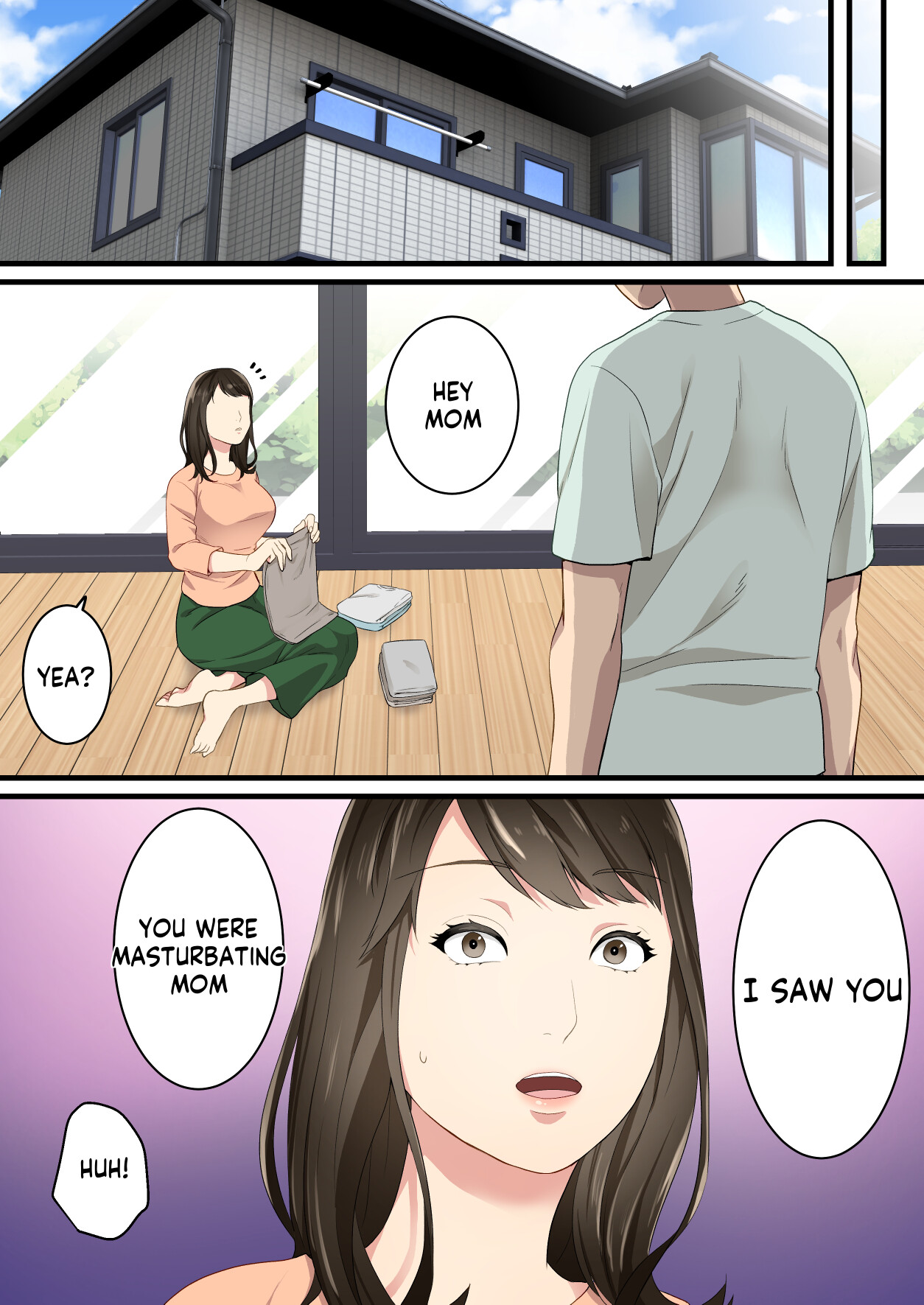 Arguing mother-son who became a loving couple page 11