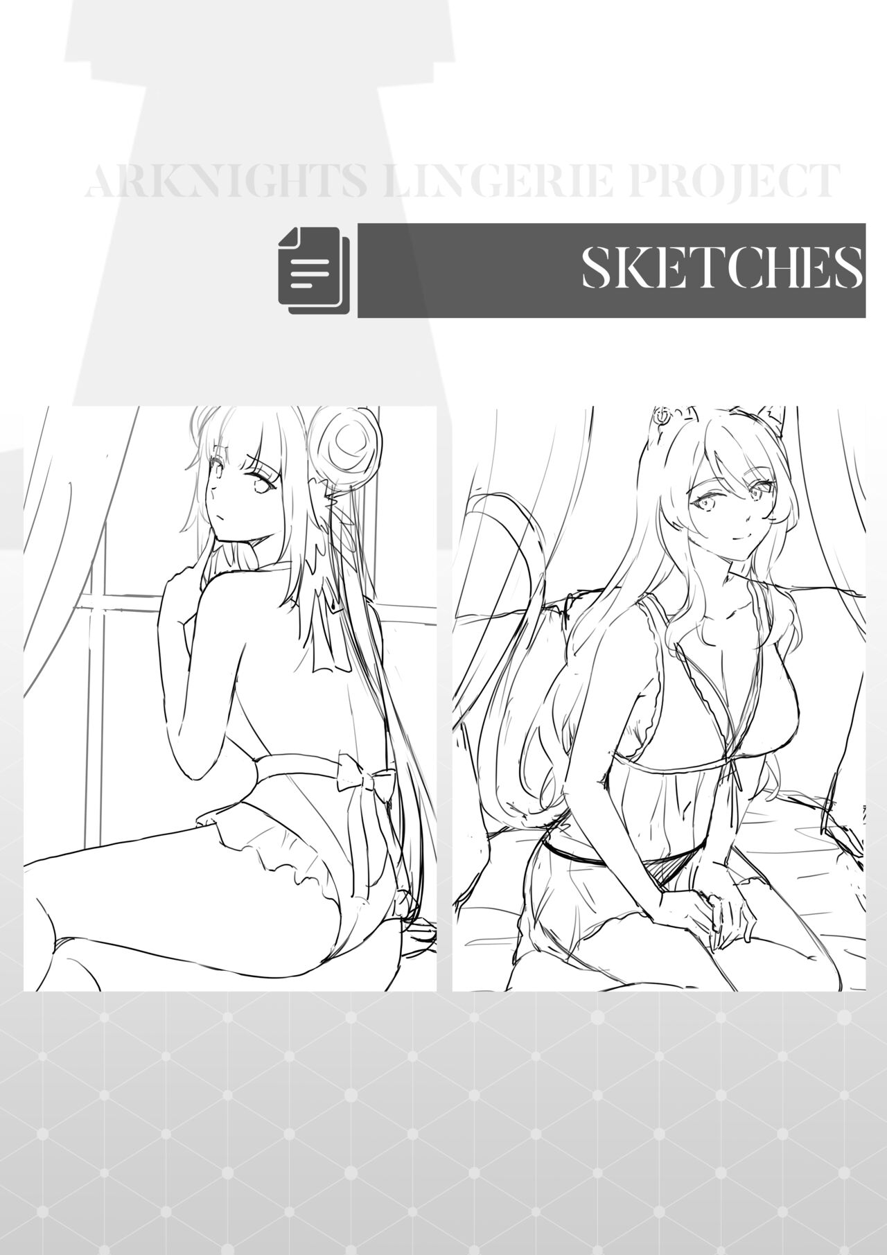 Arknights Lingerie Collaboration Fanbook page 11