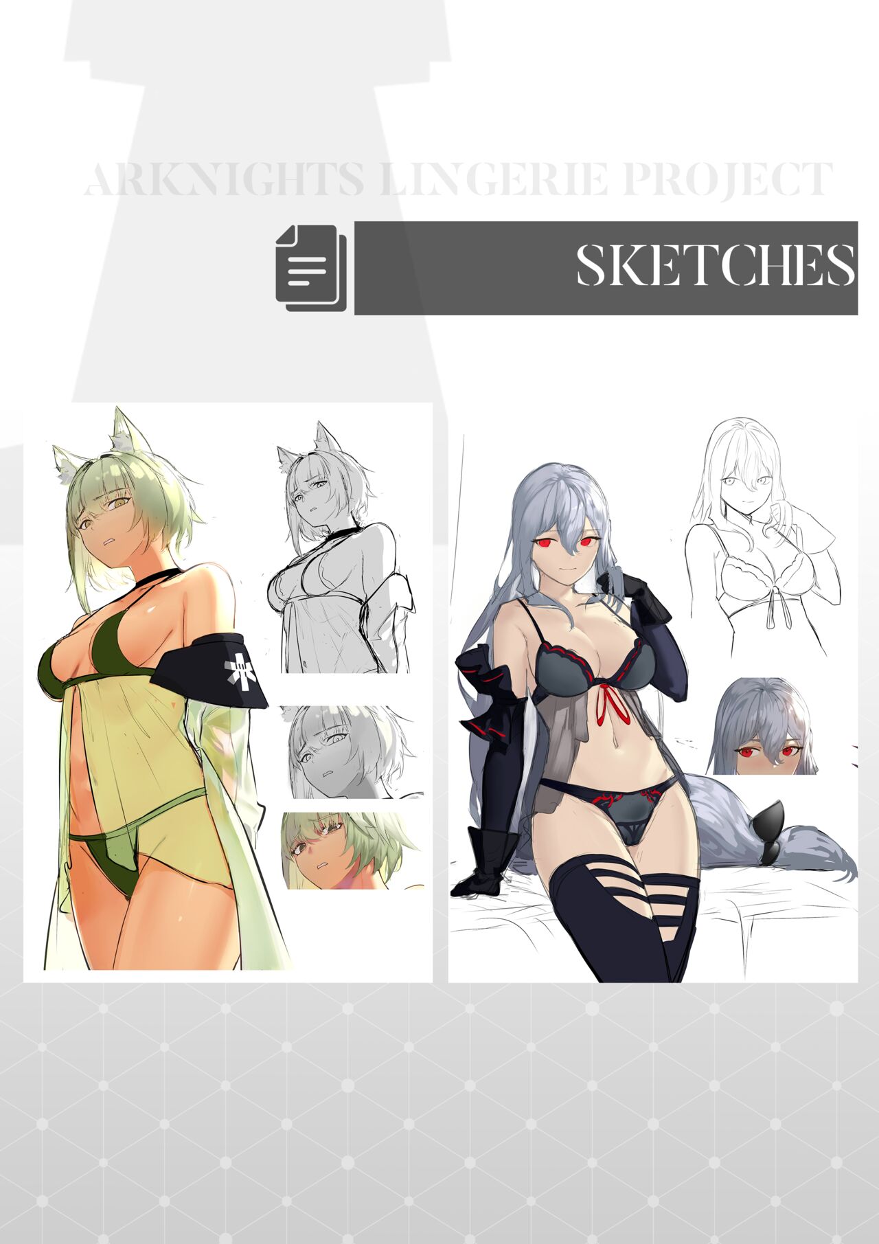 Arknights Lingerie Collaboration Fanbook page 31