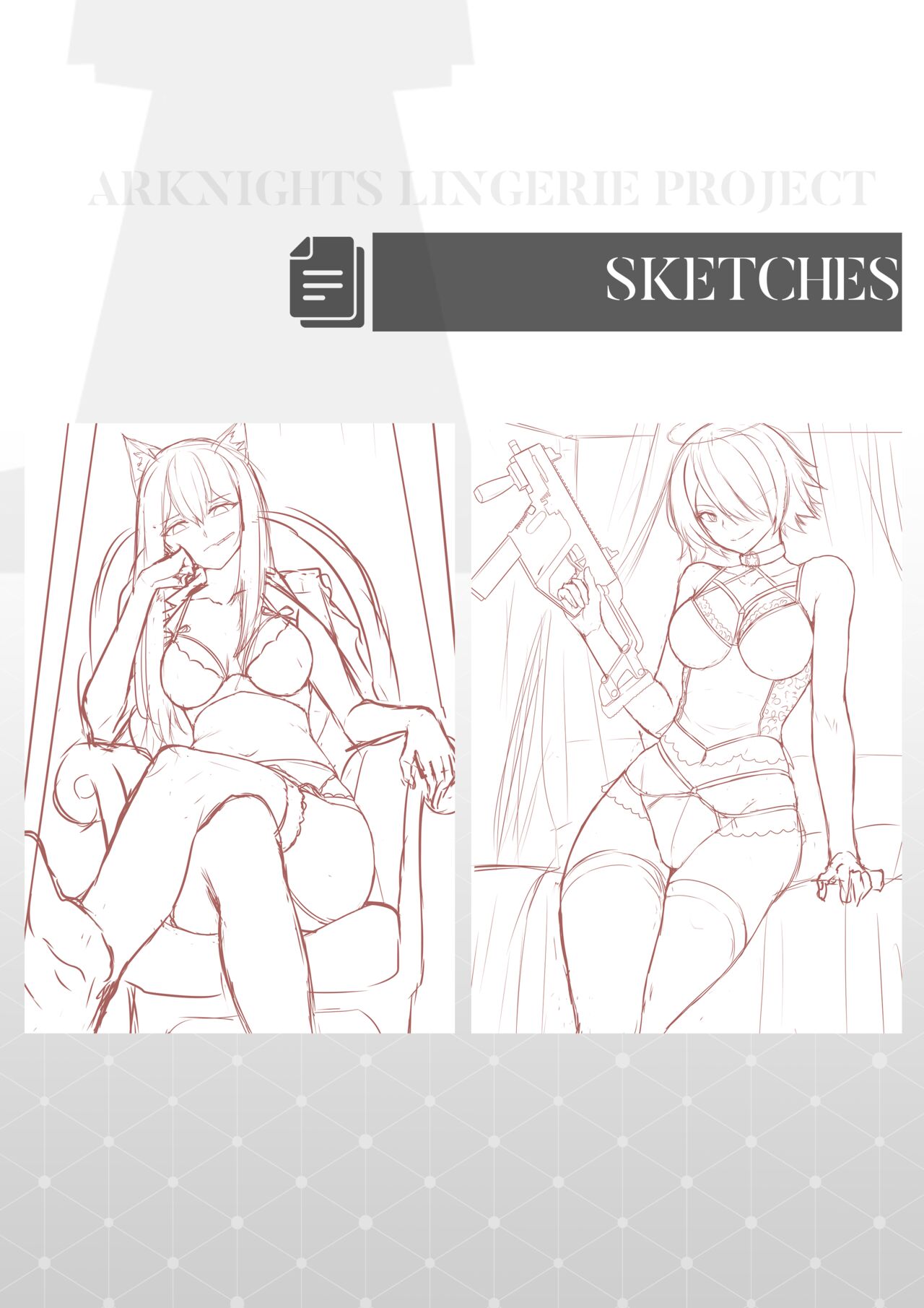 Arknights Lingerie Collaboration Fanbook page 47