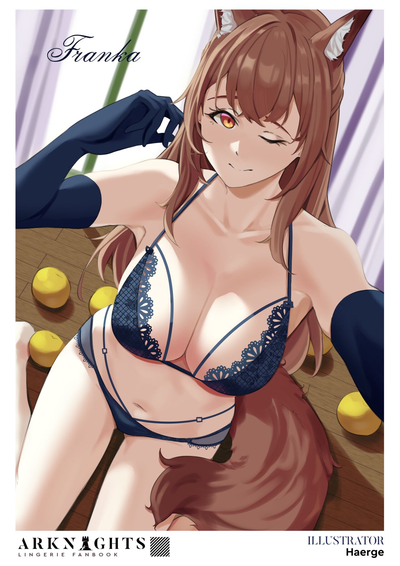 Arknights Lingerie Collaboration Fanbook page 6