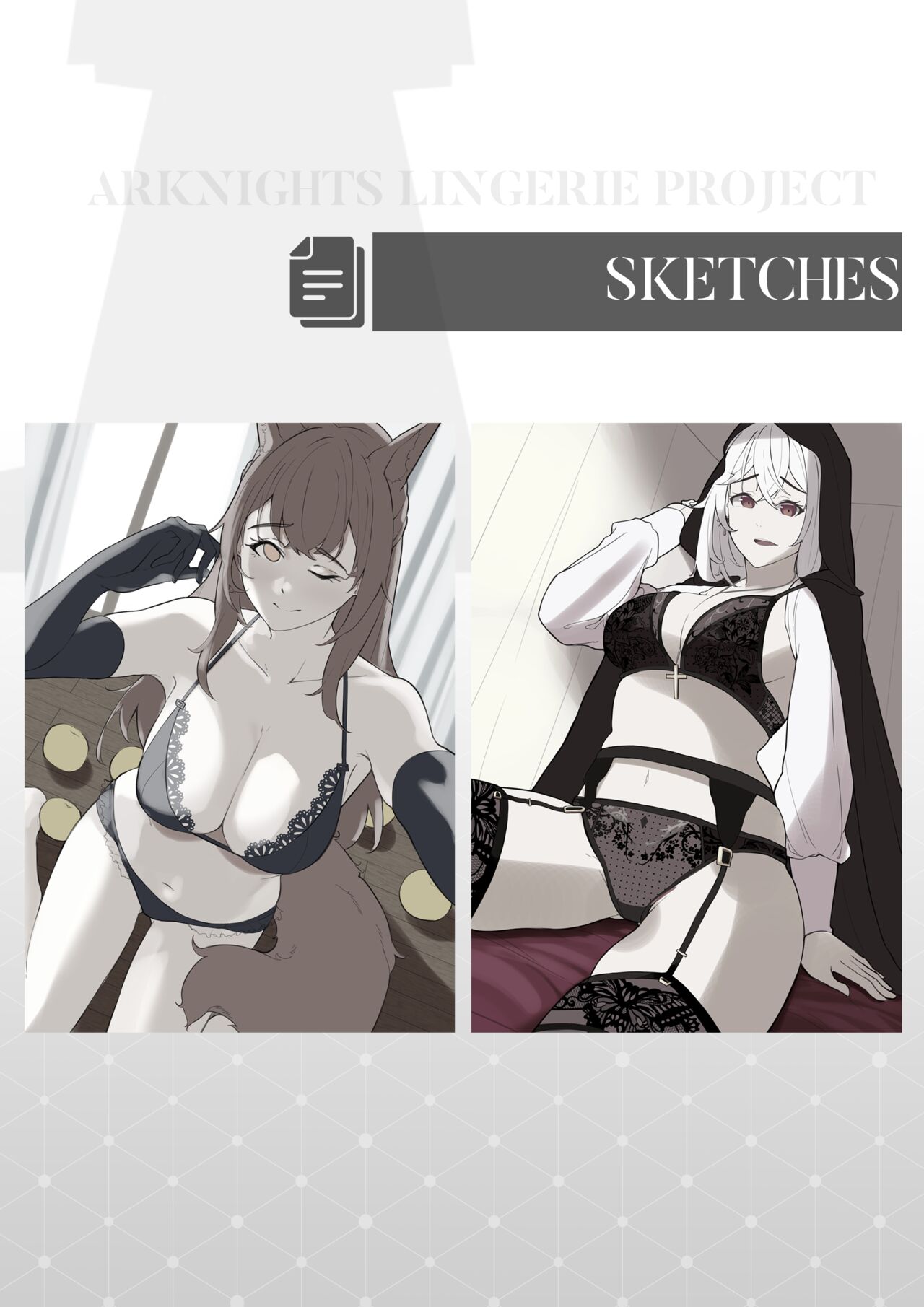 Arknights Lingerie Collaboration Fanbook page 7
