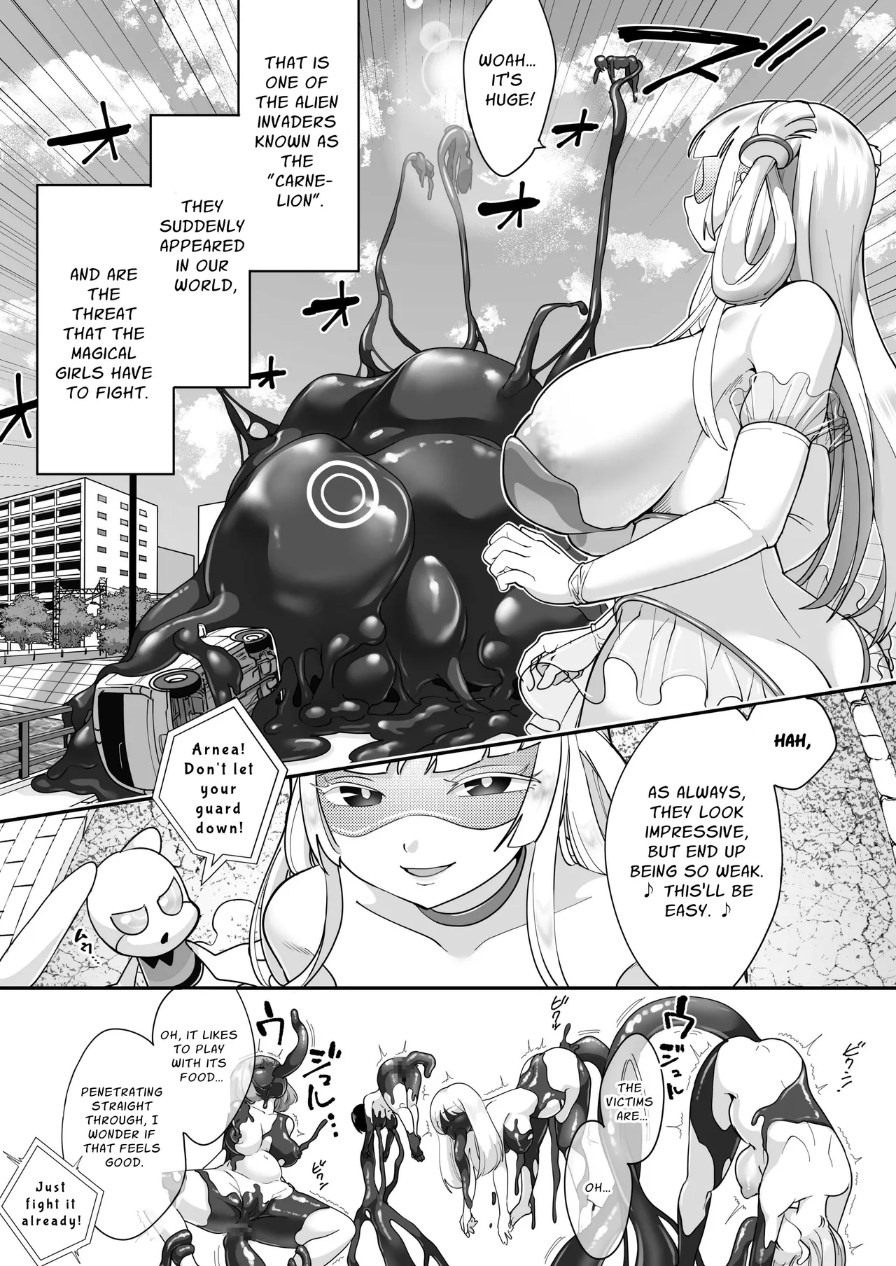 AroThir Futanari Mahou Shoujo VS Rubber Doll page 11