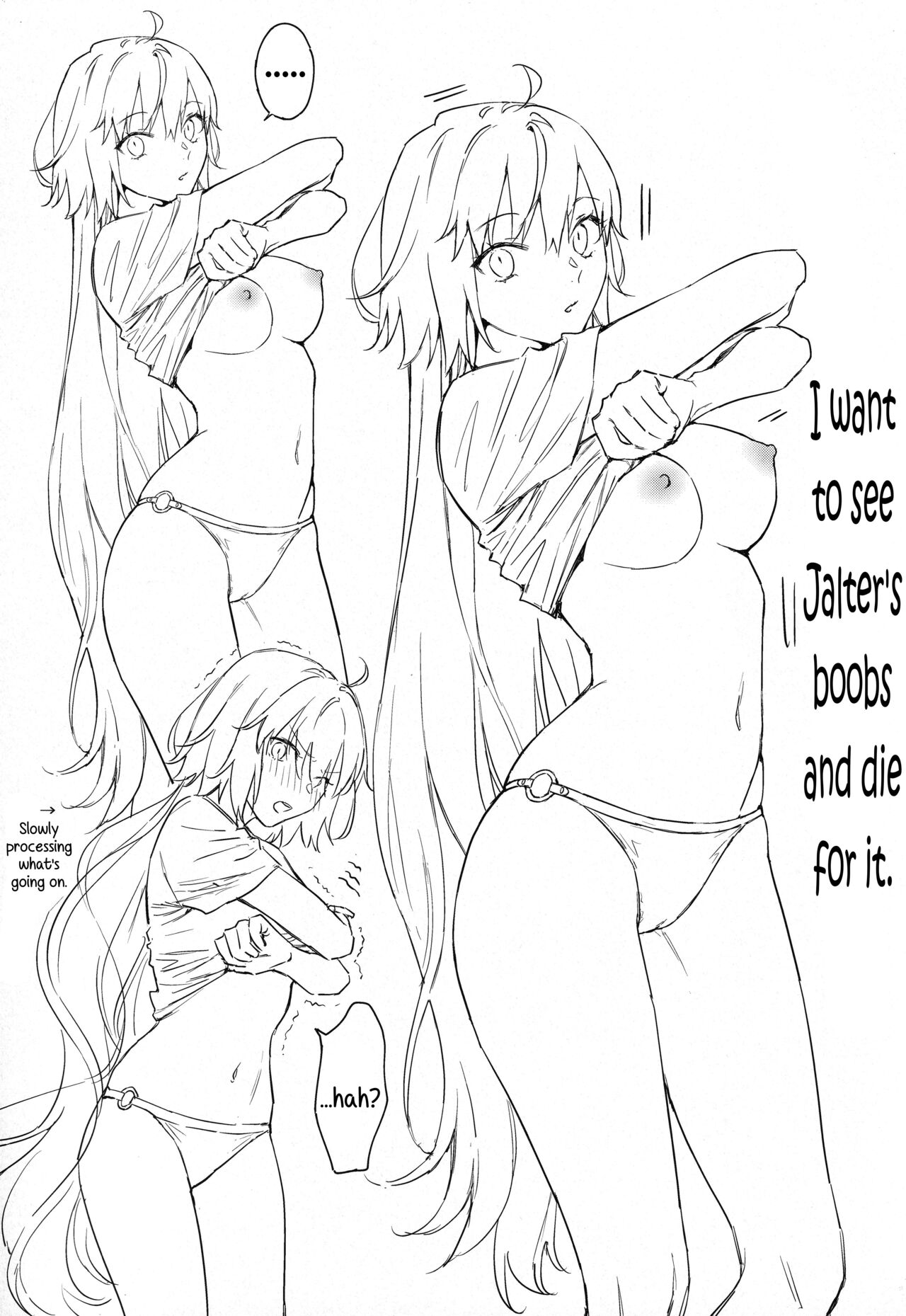 Artoria Alter x Jeanne Alter Sairokushuu page 105