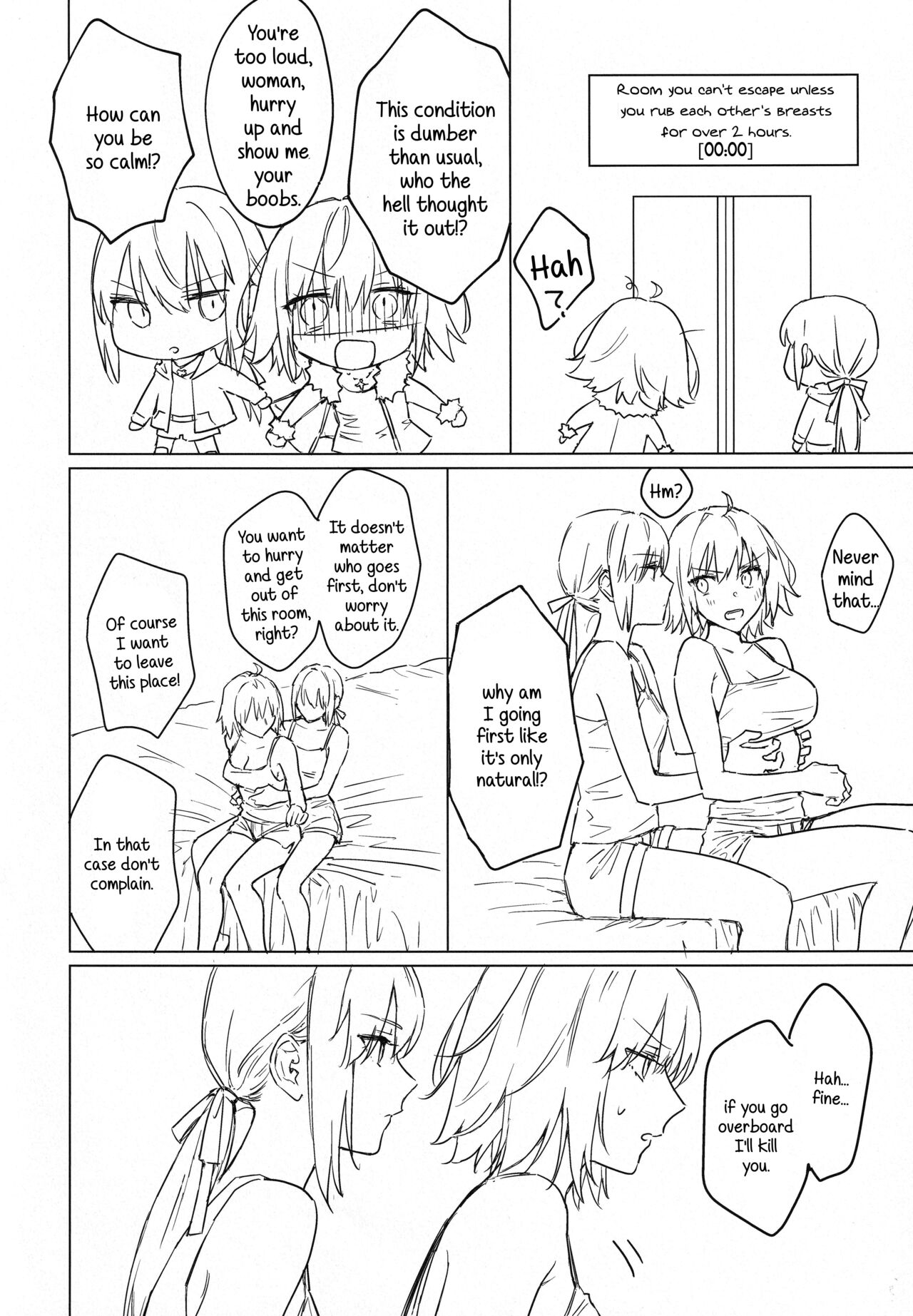 Artoria Alter x Jeanne Alter Sairokushuu page 106