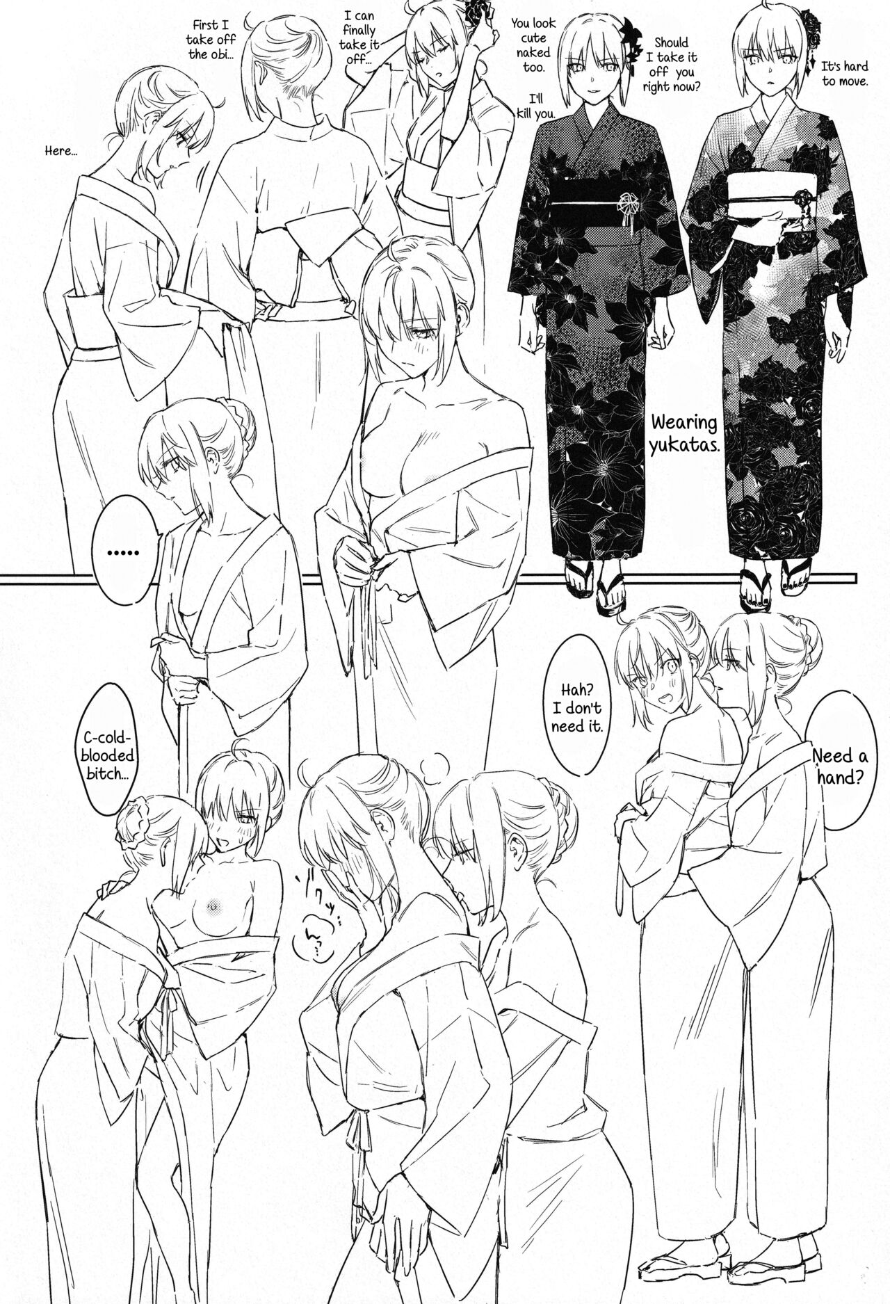 Artoria Alter x Jeanne Alter Sairokushuu page 118