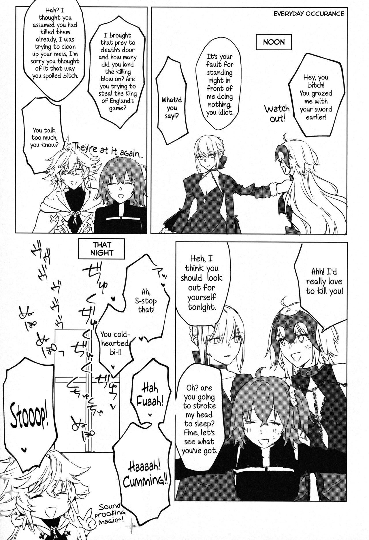 Artoria Alter x Jeanne Alter Sairokushuu page 129