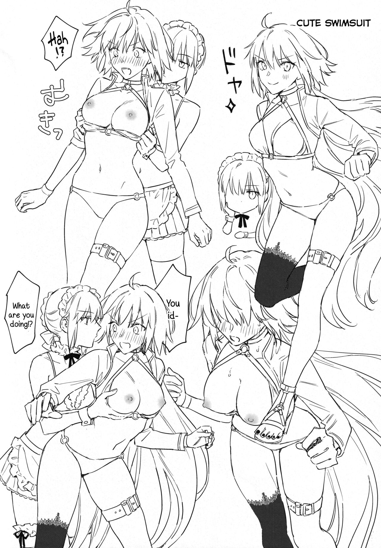 Artoria Alter x Jeanne Alter Sairokushuu page 132