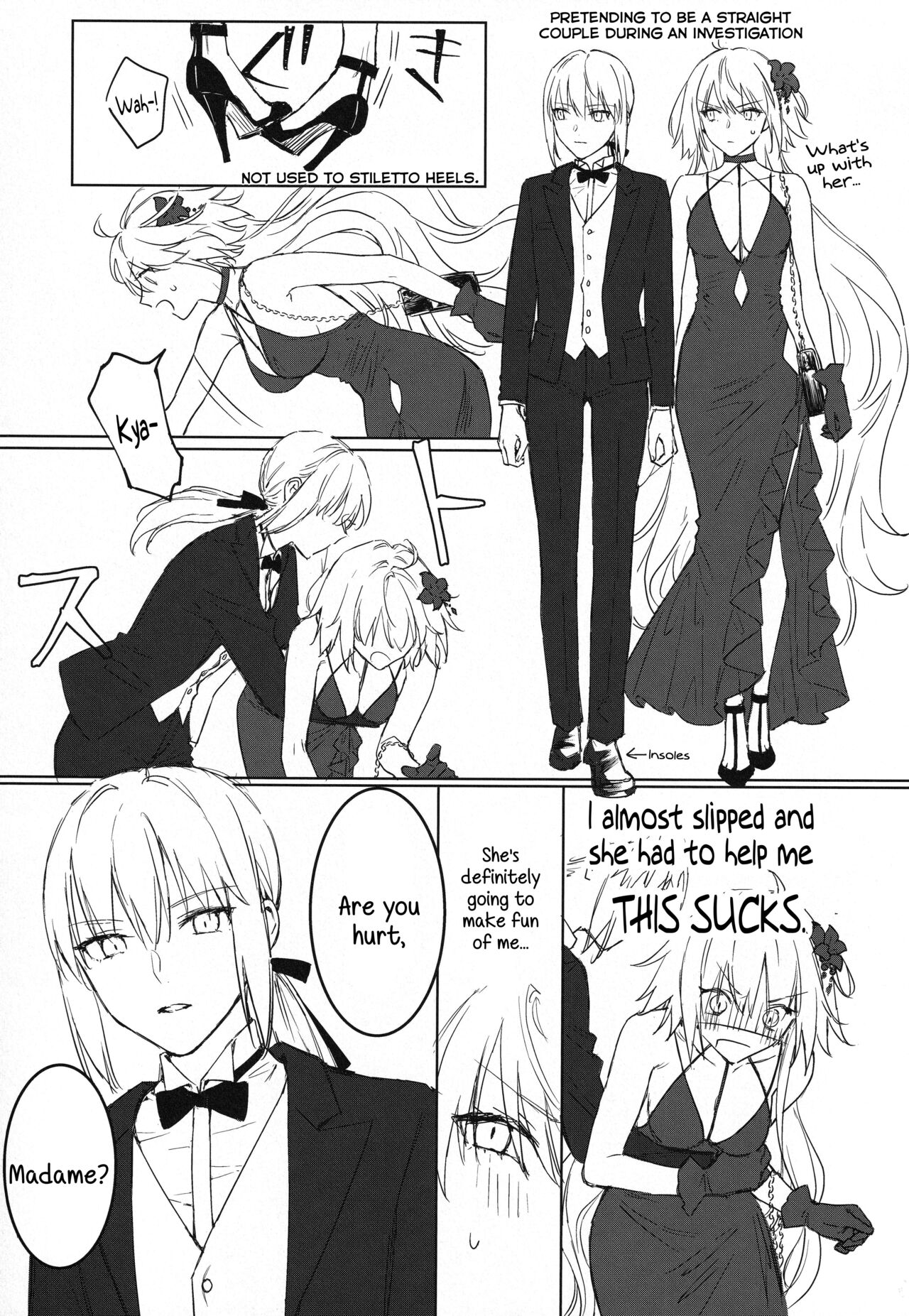 Artoria Alter x Jeanne Alter Sairokushuu page 135
