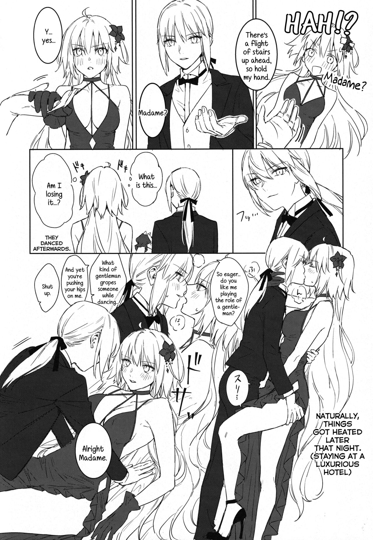 Artoria Alter x Jeanne Alter Sairokushuu page 136