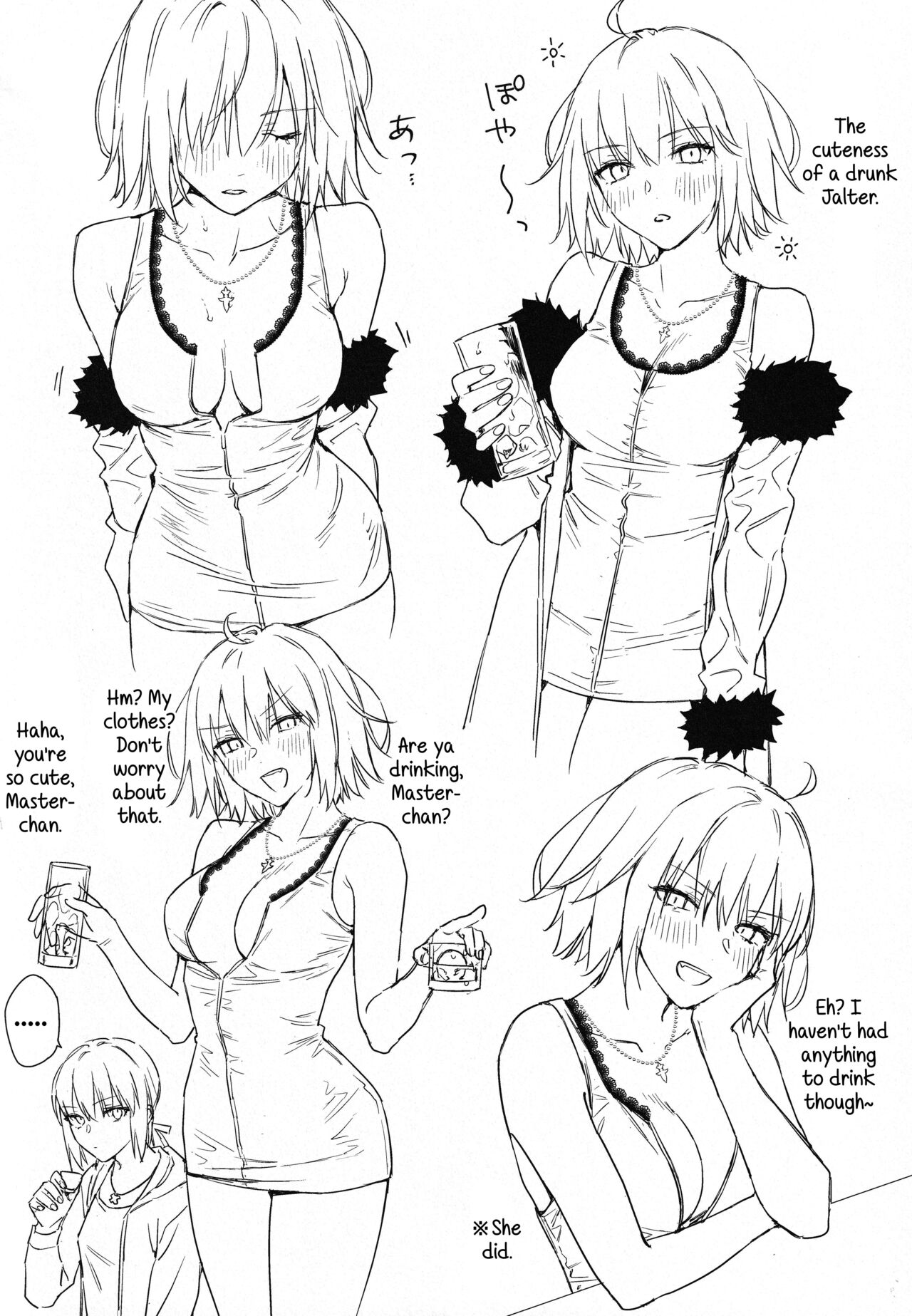 Artoria Alter x Jeanne Alter Sairokushuu page 138