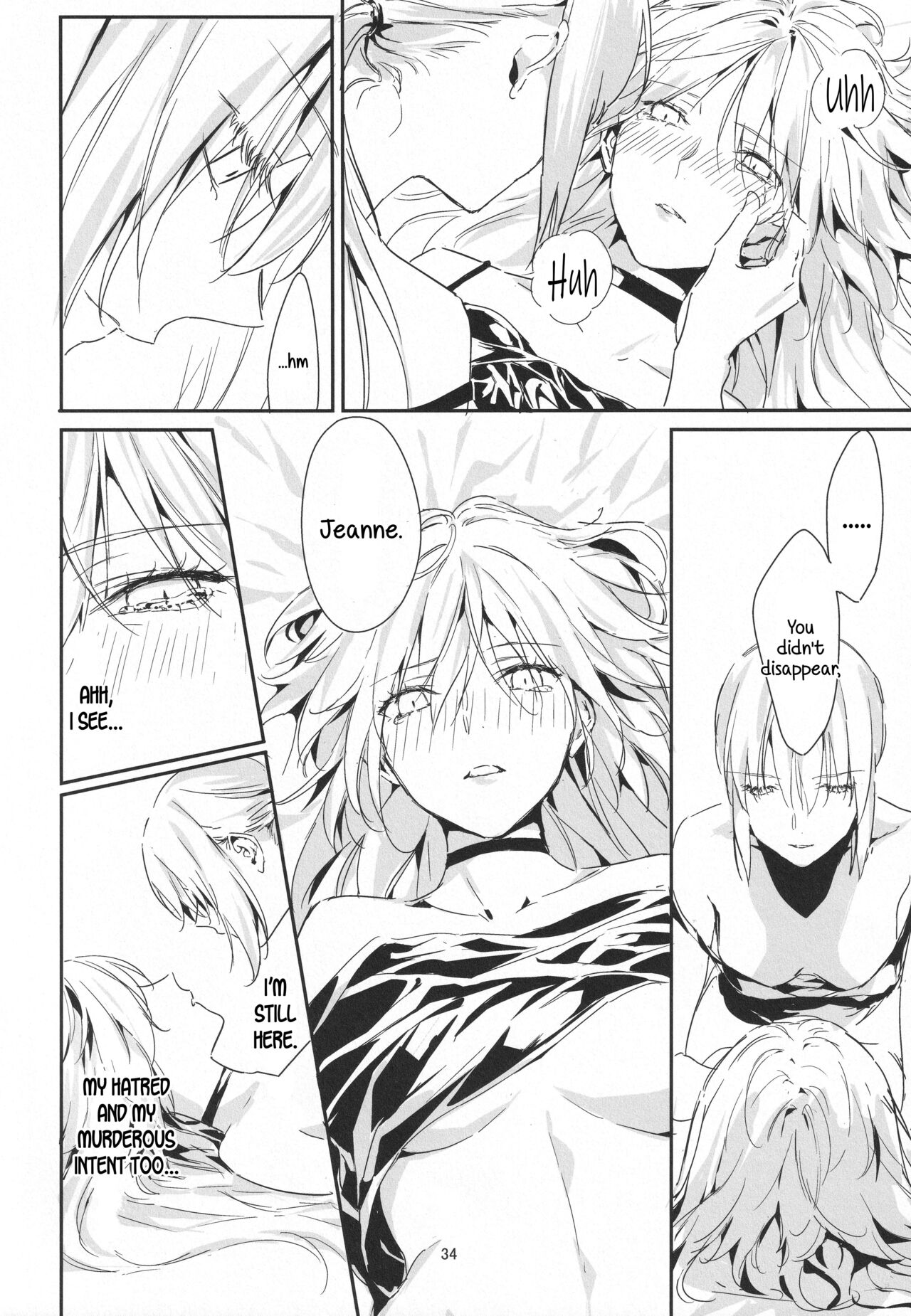 Artoria Alter x Jeanne Alter Sairokushuu page 34
