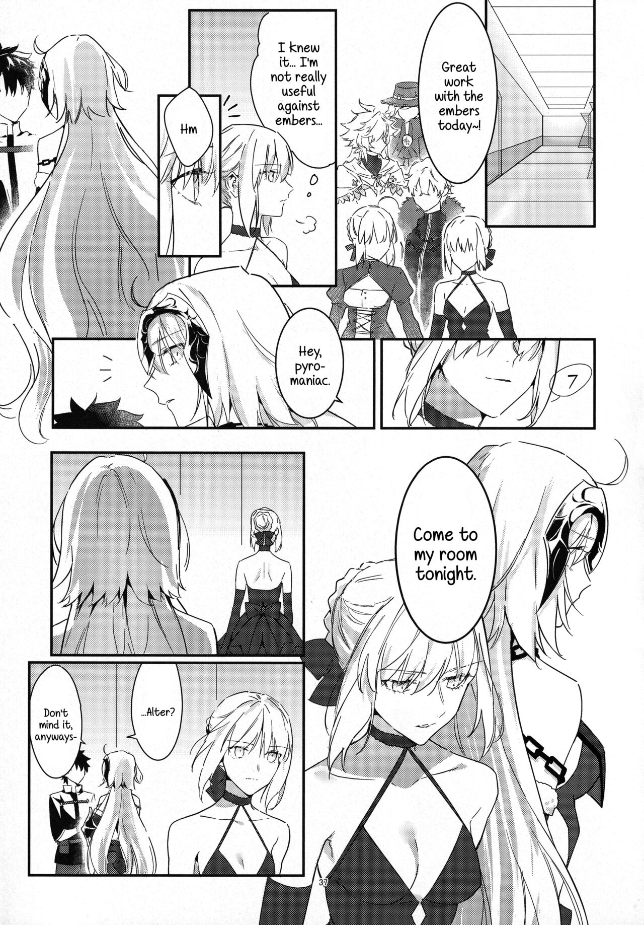 Artoria Alter x Jeanne Alter Sairokushuu page 37