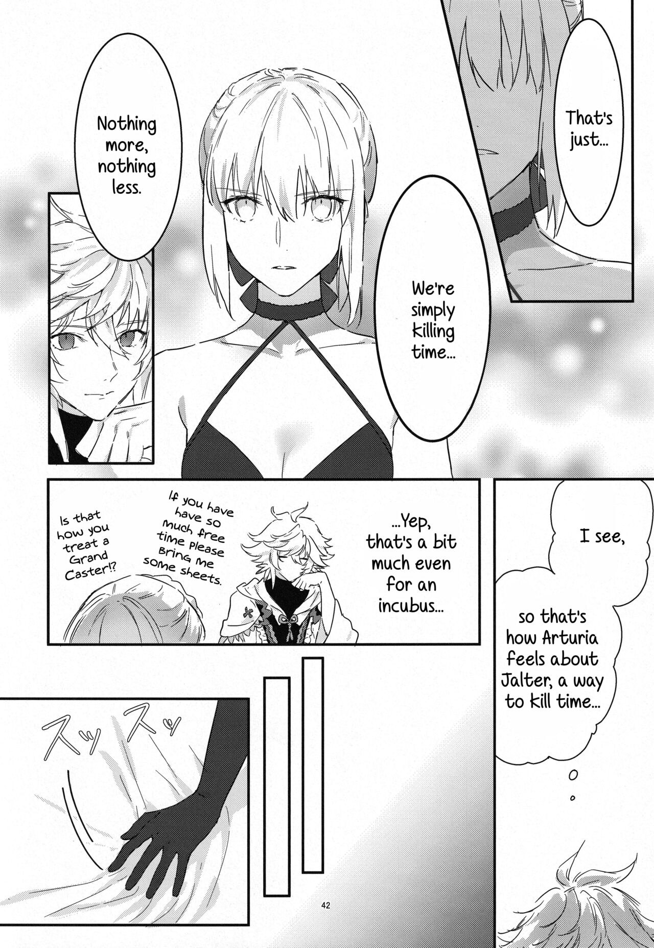 Artoria Alter x Jeanne Alter Sairokushuu page 42