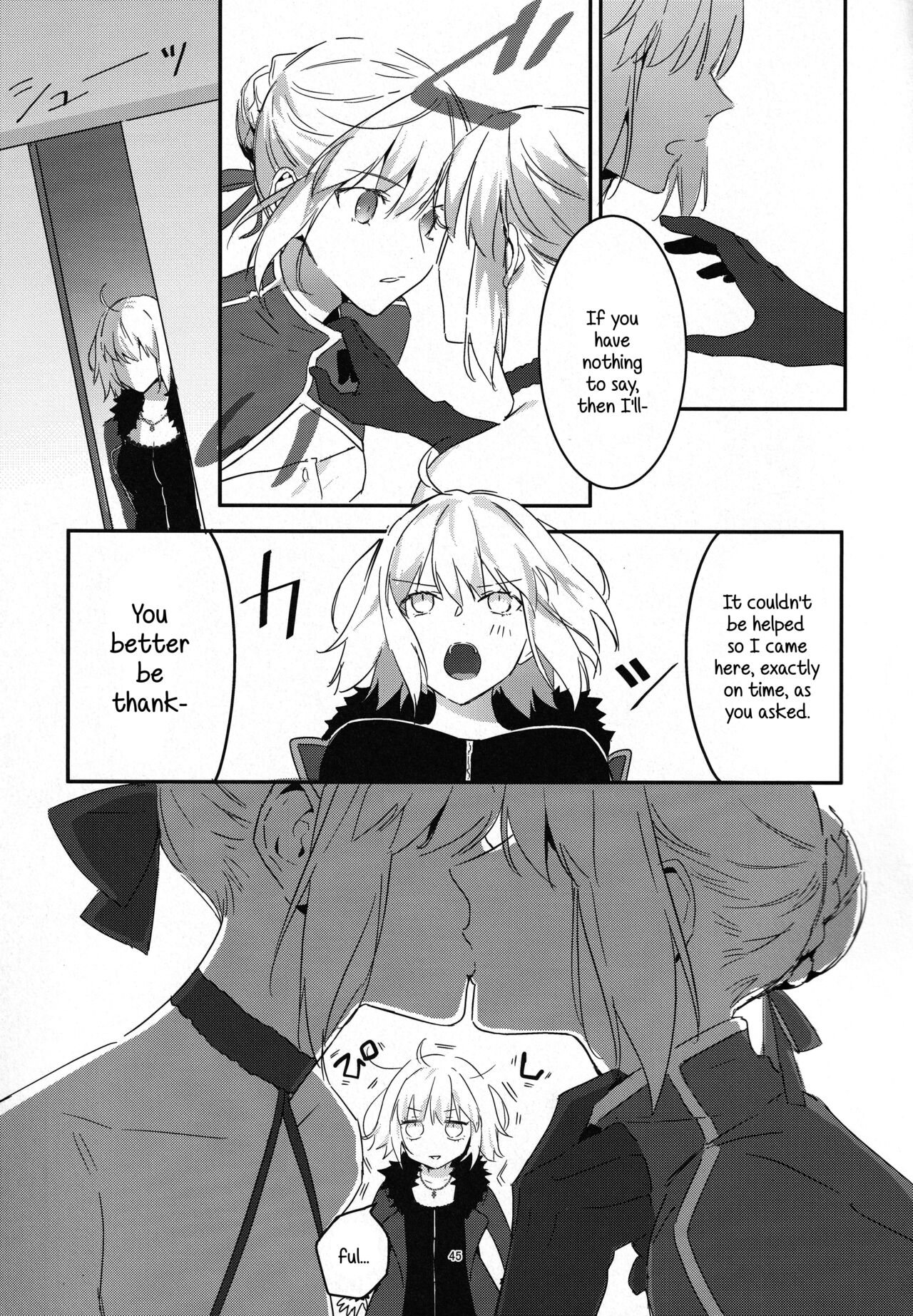Artoria Alter x Jeanne Alter Sairokushuu page 45