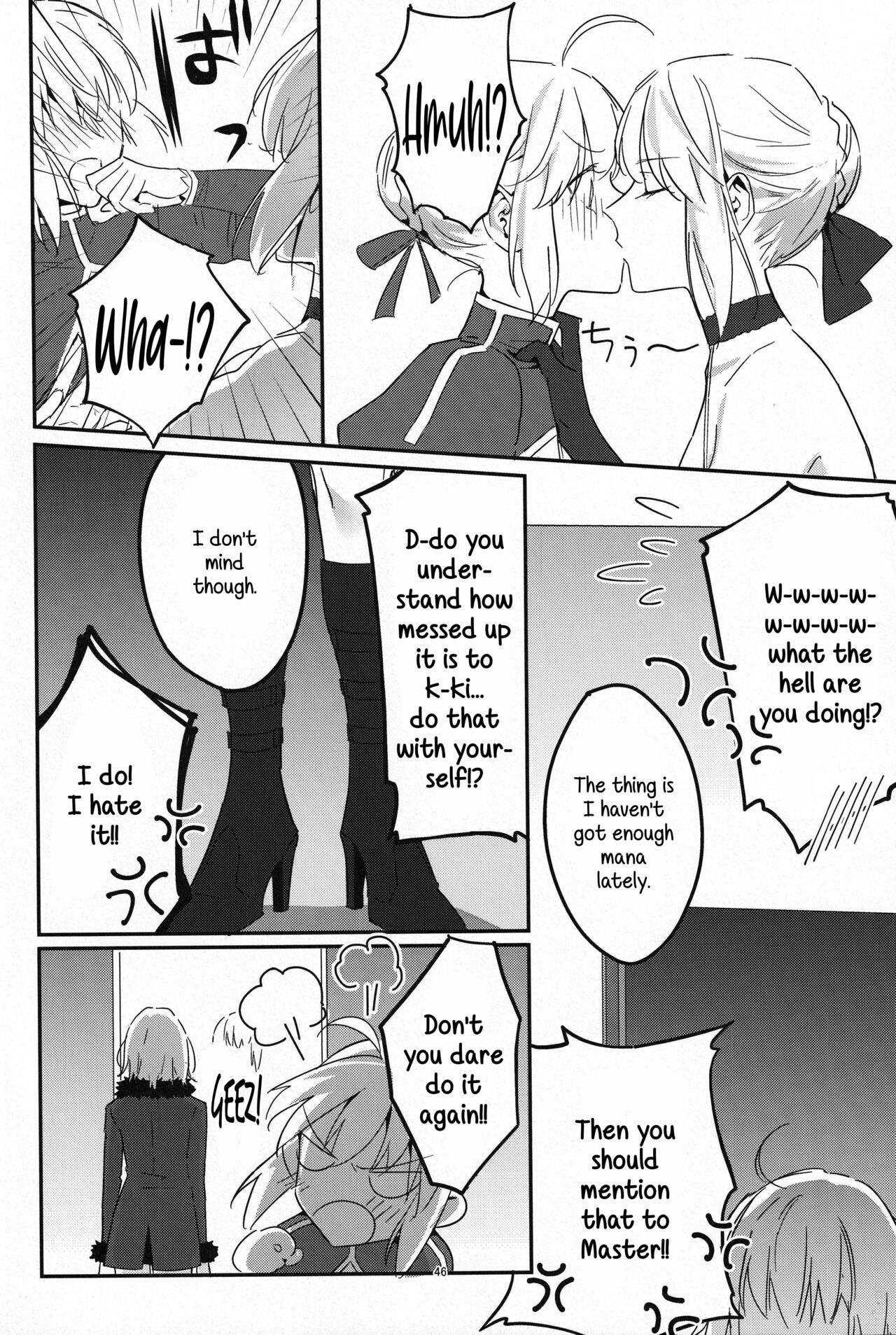 Artoria Alter x Jeanne Alter Sairokushuu page 46