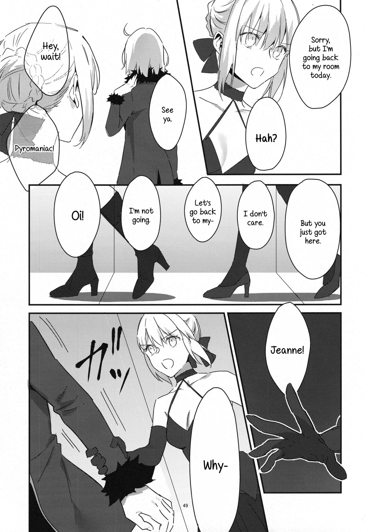 Artoria Alter x Jeanne Alter Sairokushuu page 49