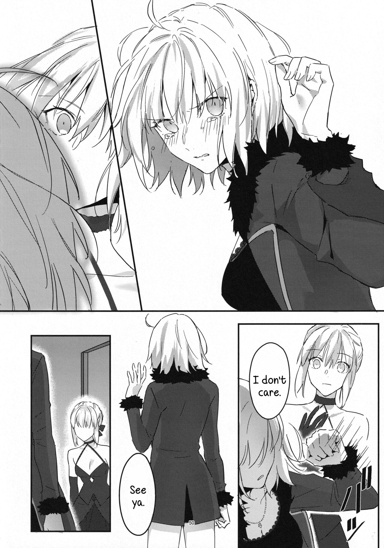 Artoria Alter x Jeanne Alter Sairokushuu page 50