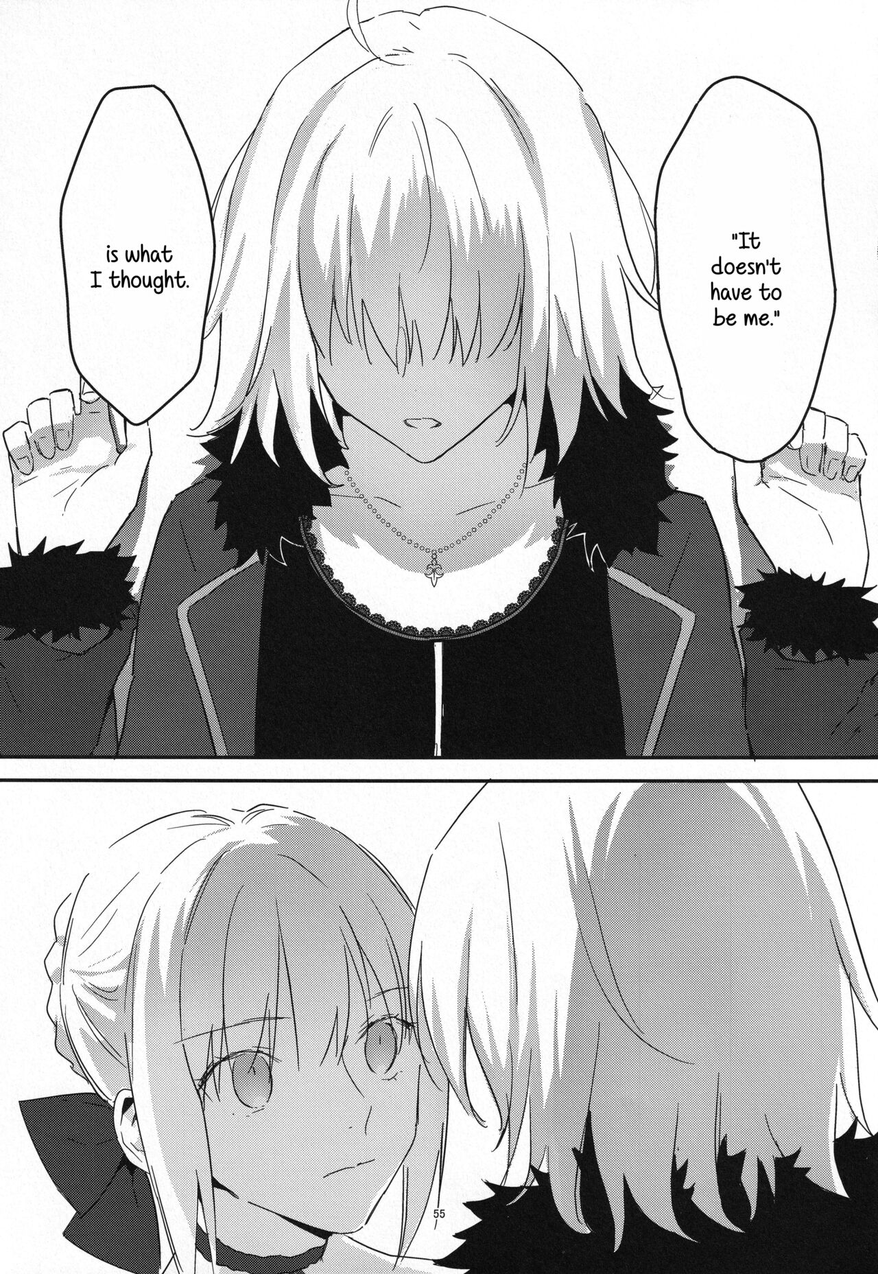 Artoria Alter x Jeanne Alter Sairokushuu page 55