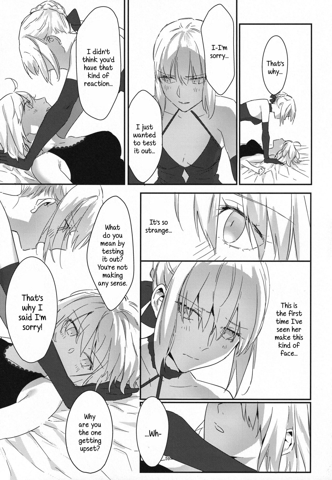 Artoria Alter x Jeanne Alter Sairokushuu page 59