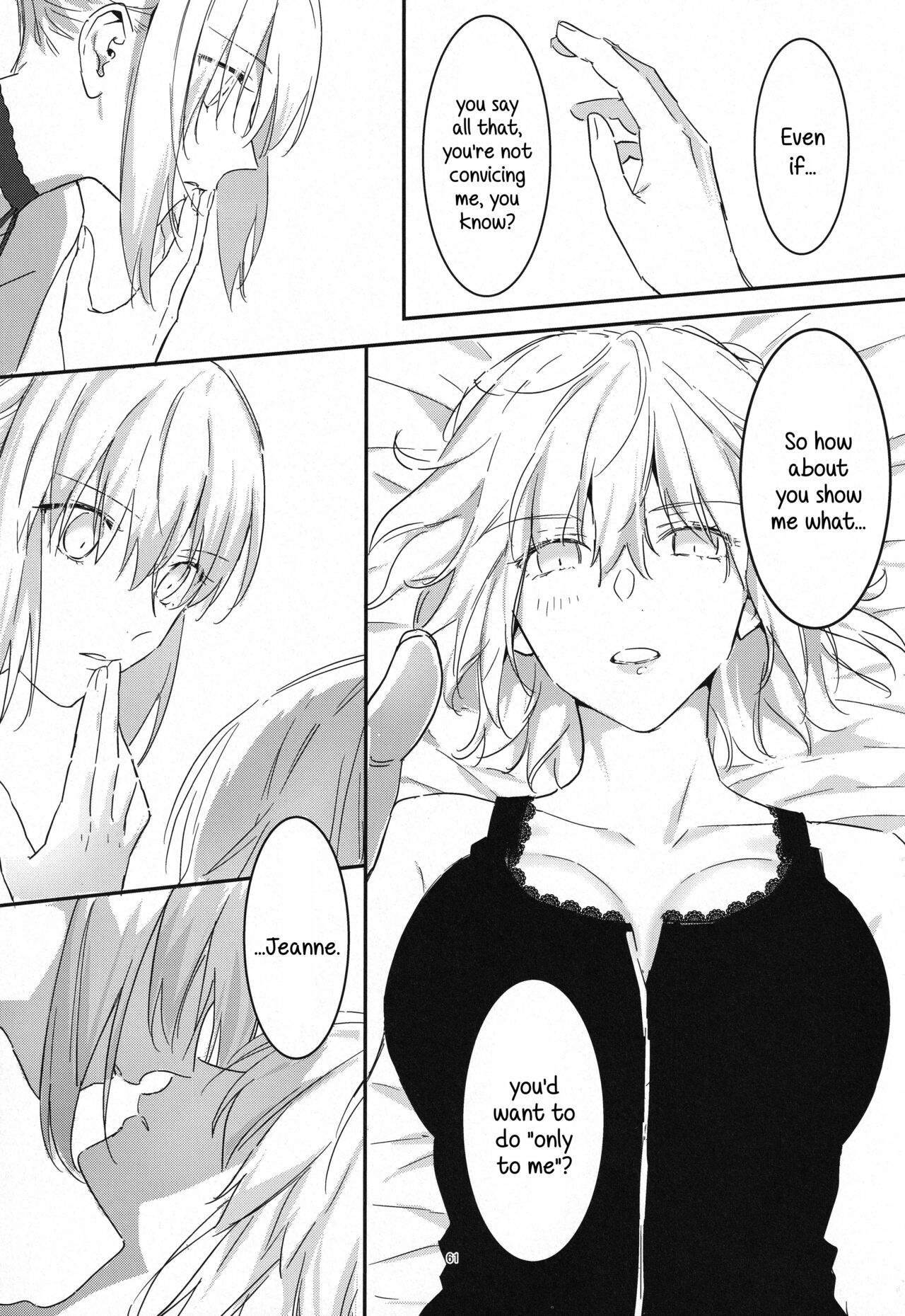 Artoria Alter x Jeanne Alter Sairokushuu page 61
