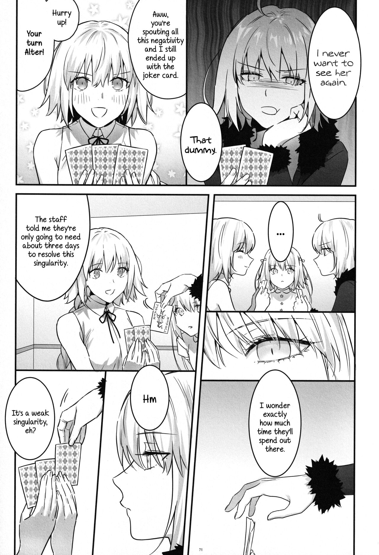 Artoria Alter x Jeanne Alter Sairokushuu page 71