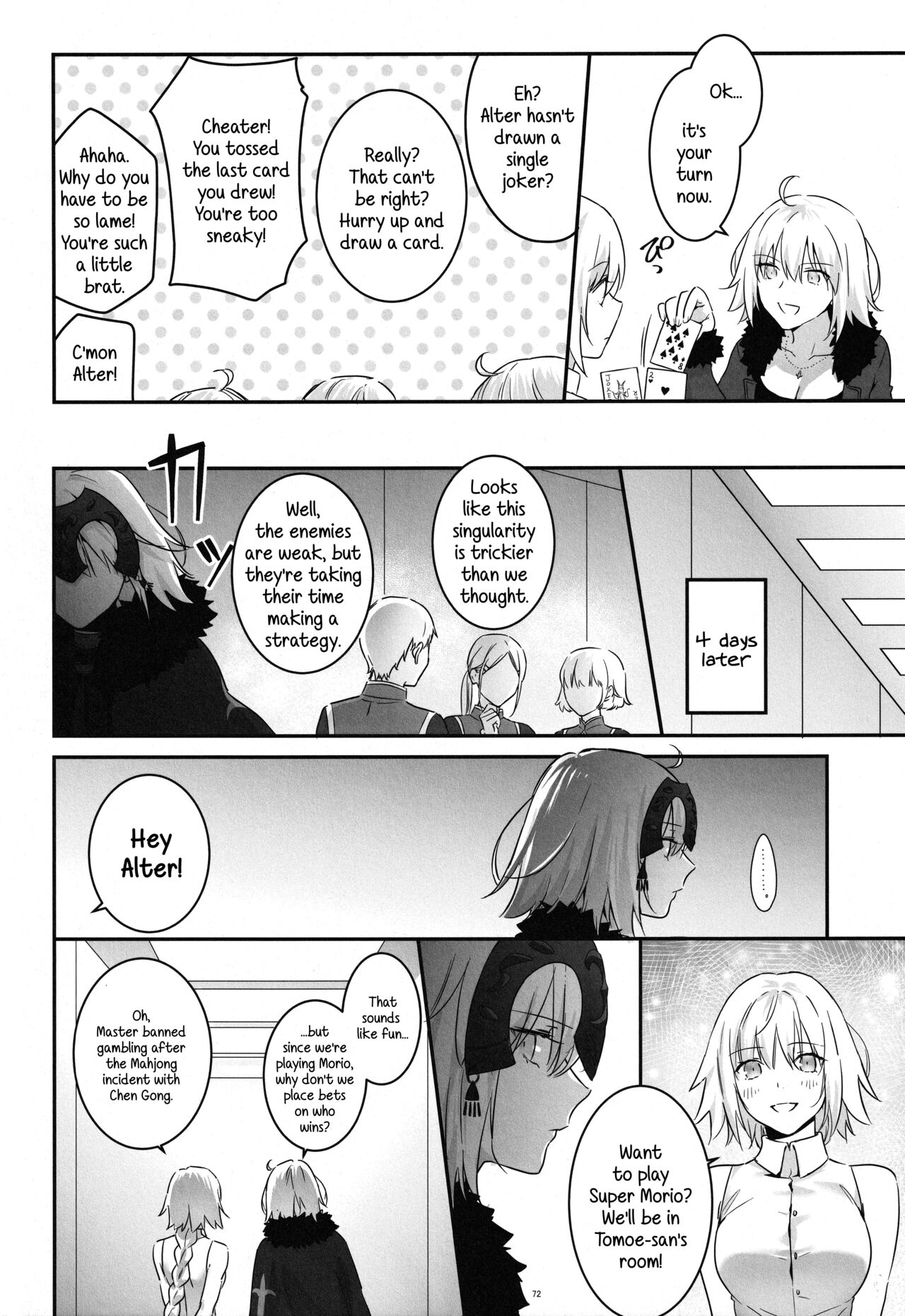 Artoria Alter x Jeanne Alter Sairokushuu page 72