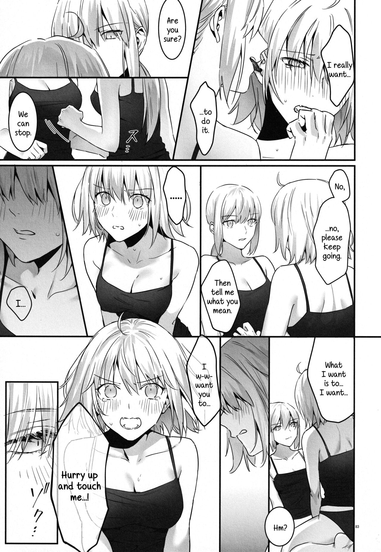 Artoria Alter x Jeanne Alter Sairokushuu page 83