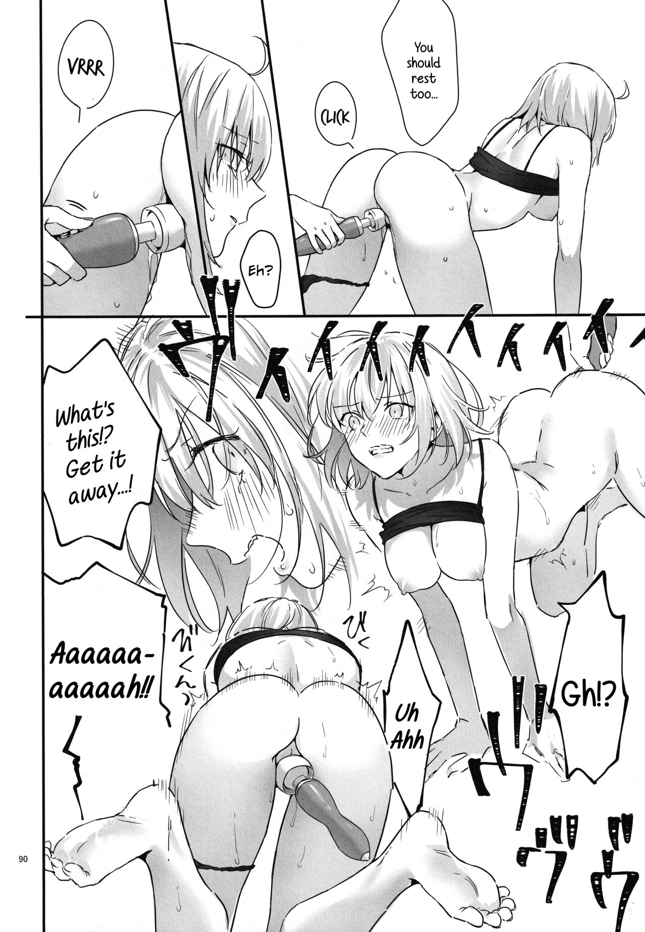 Artoria Alter x Jeanne Alter Sairokushuu page 90