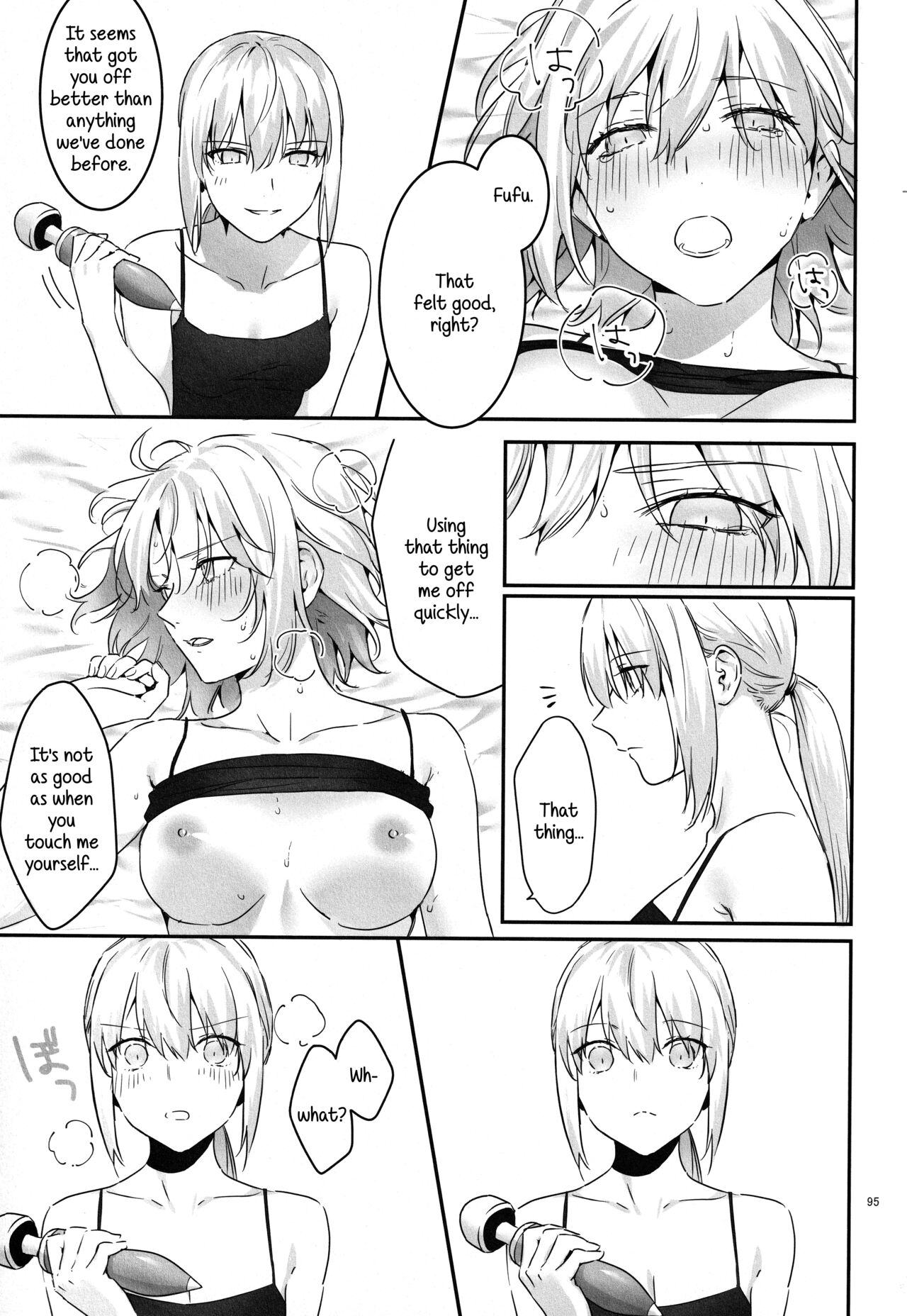Artoria Alter x Jeanne Alter Sairokushuu page 95