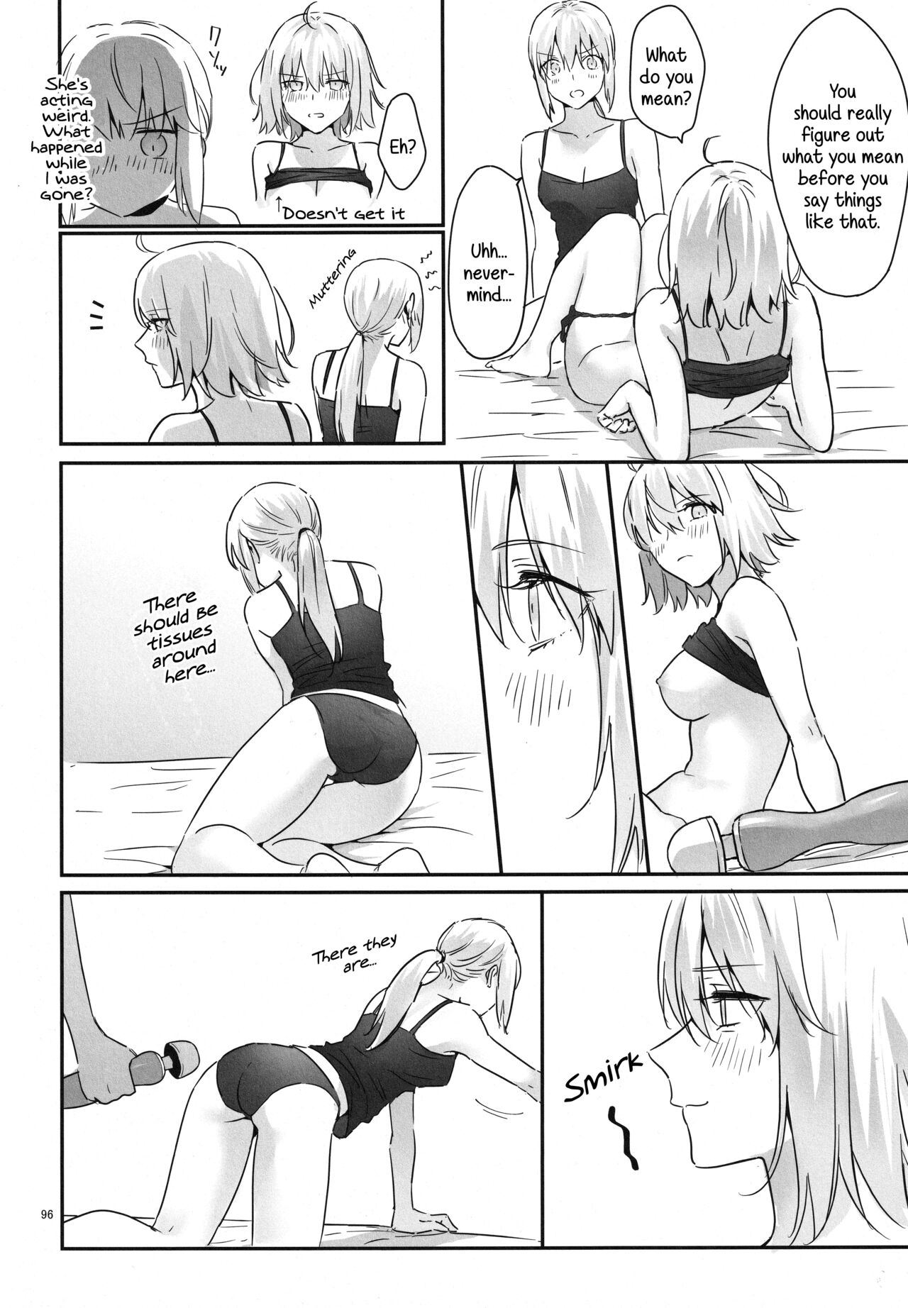 Artoria Alter x Jeanne Alter Sairokushuu page 96